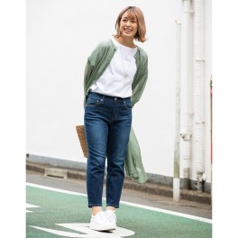 シュガーデプト ソフトスーパーストレッチデニム クロップトパンツへの