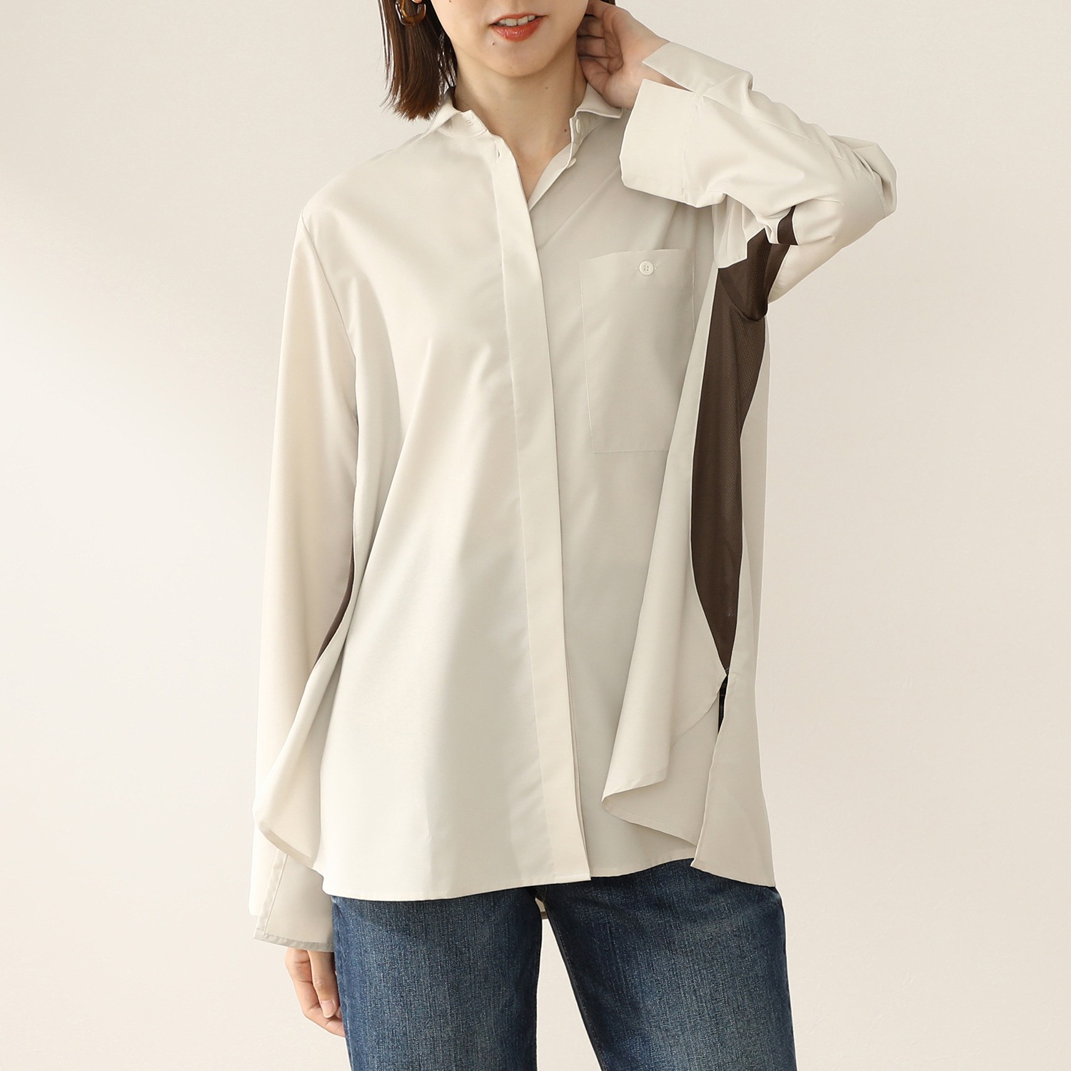 ココ カラ はっ水 ｕｖカット チュニックブラウス ショップチャンネル