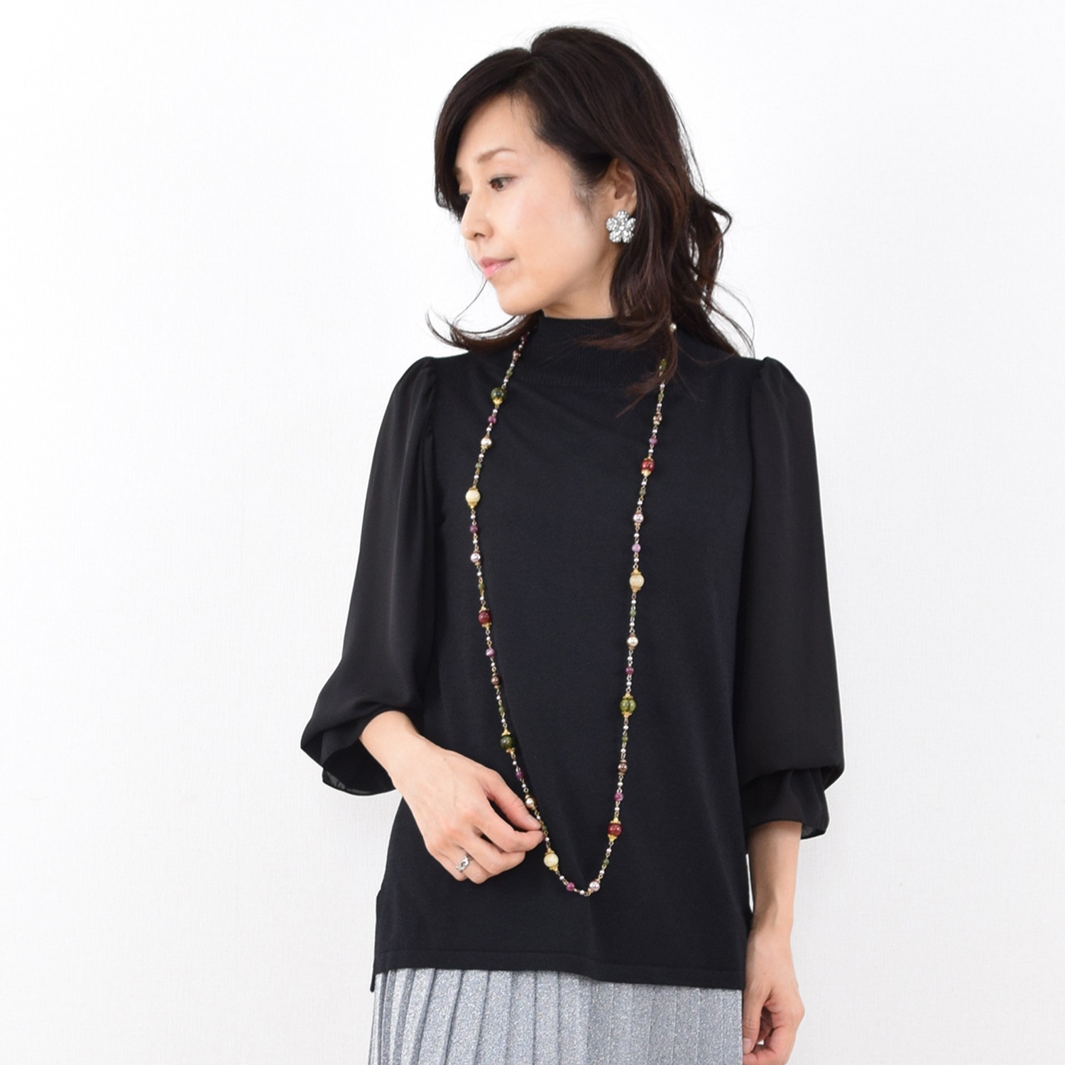 プティ アンジュール 異素材ドッキング プルオーバー ショップチャンネル