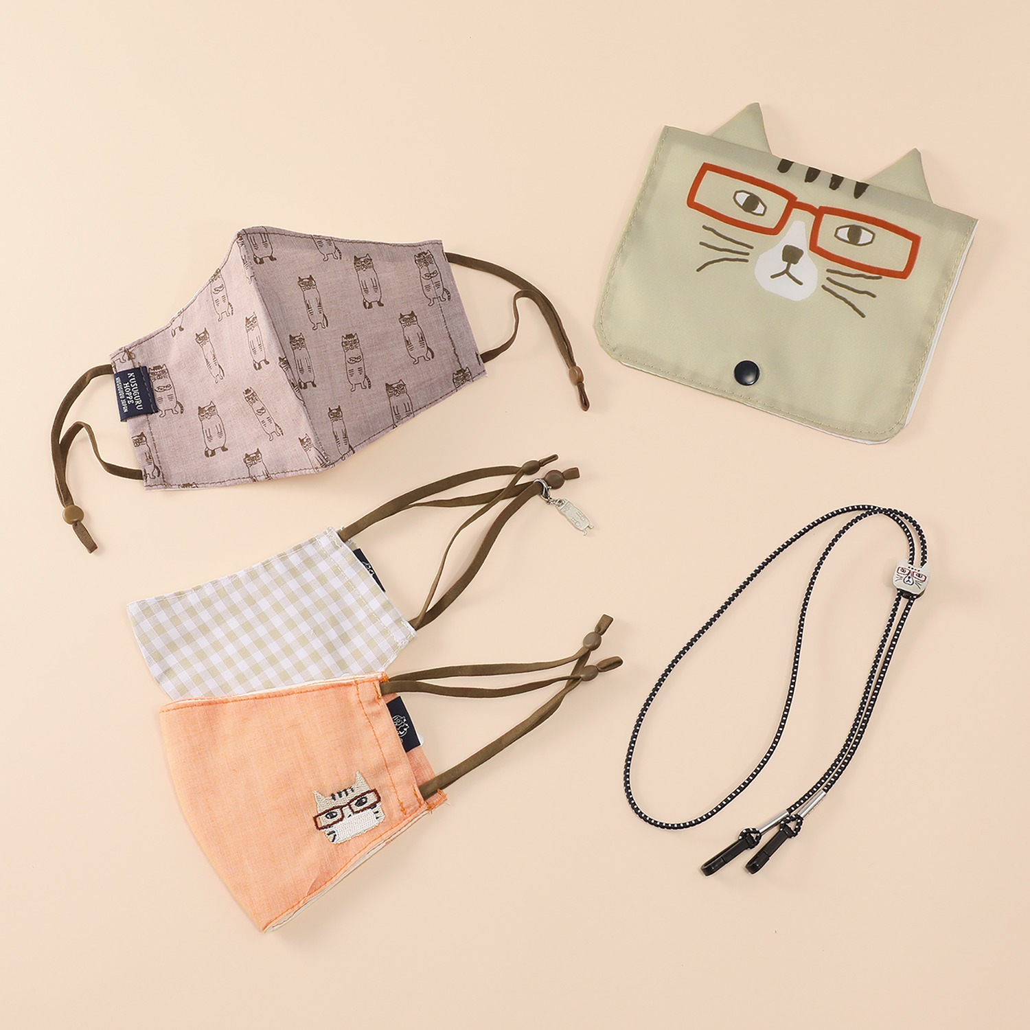 鎌倉ねこサロン ネコまるけ ネコザワさん ファッションマスクセット ショップチャンネル