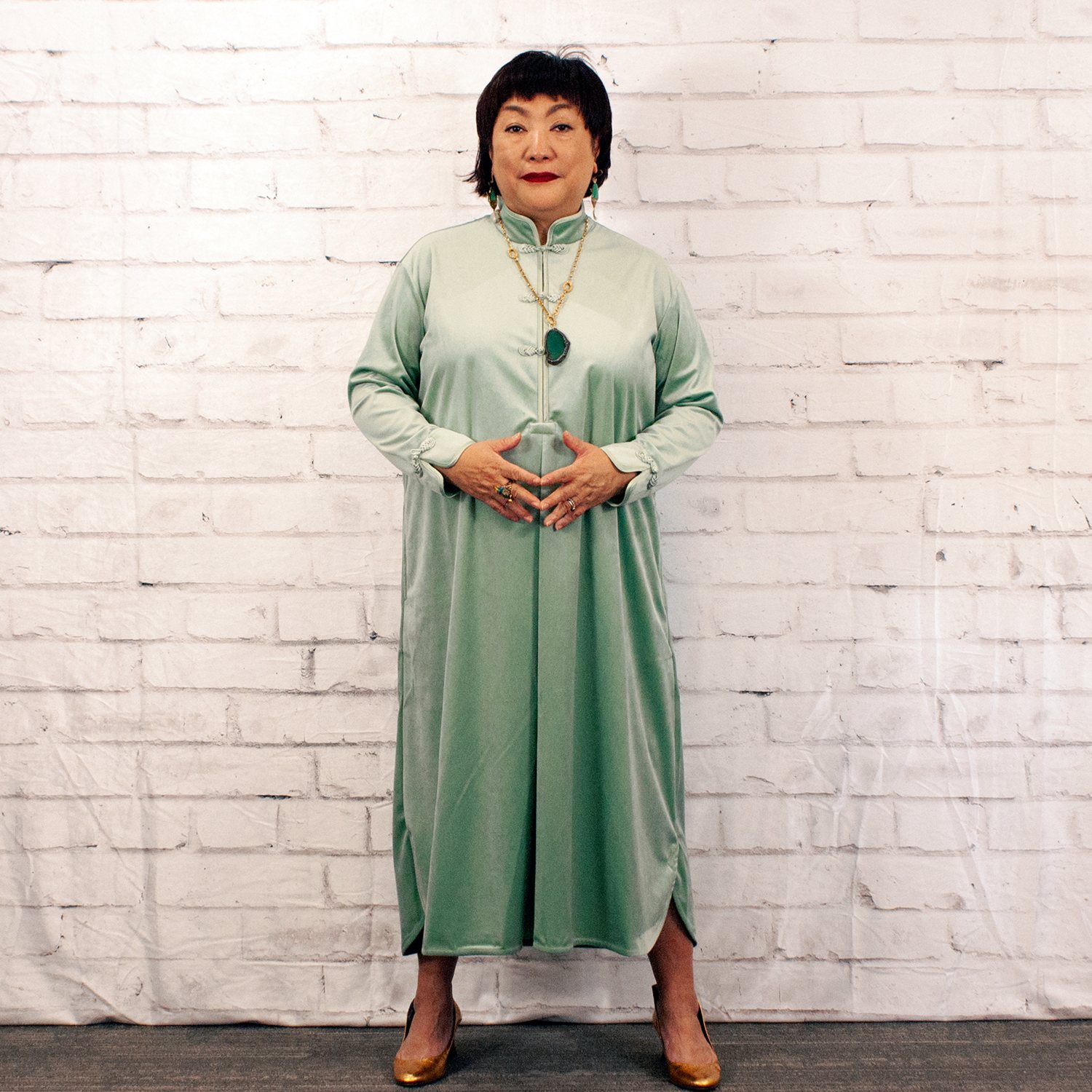 オジョウ マダム オジョウの お茶会のための ベロア チャイナワンピース ショップチャンネル