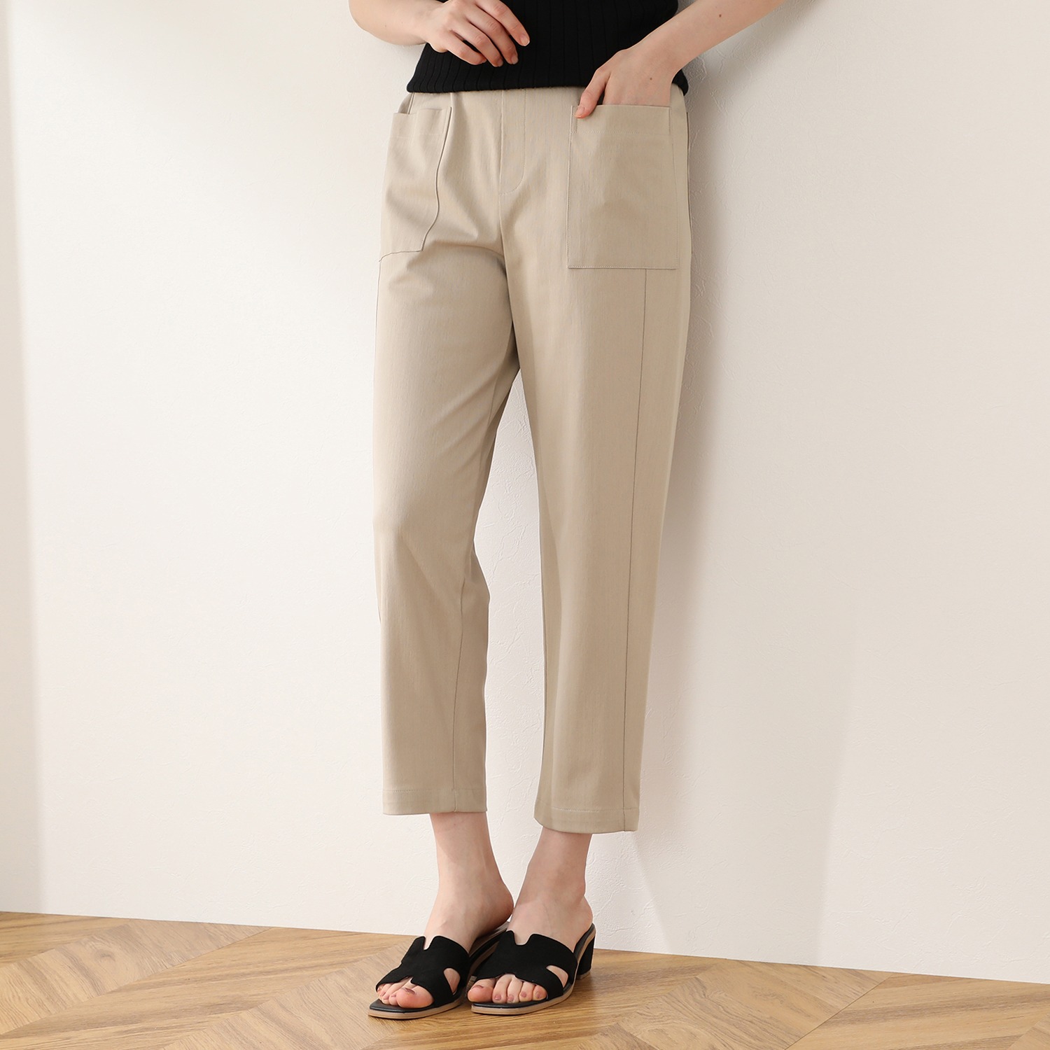 ＜ユニセックス＞アンダモン ＵＶカット・接触冷感 トリコット編 ベイカーパンツ