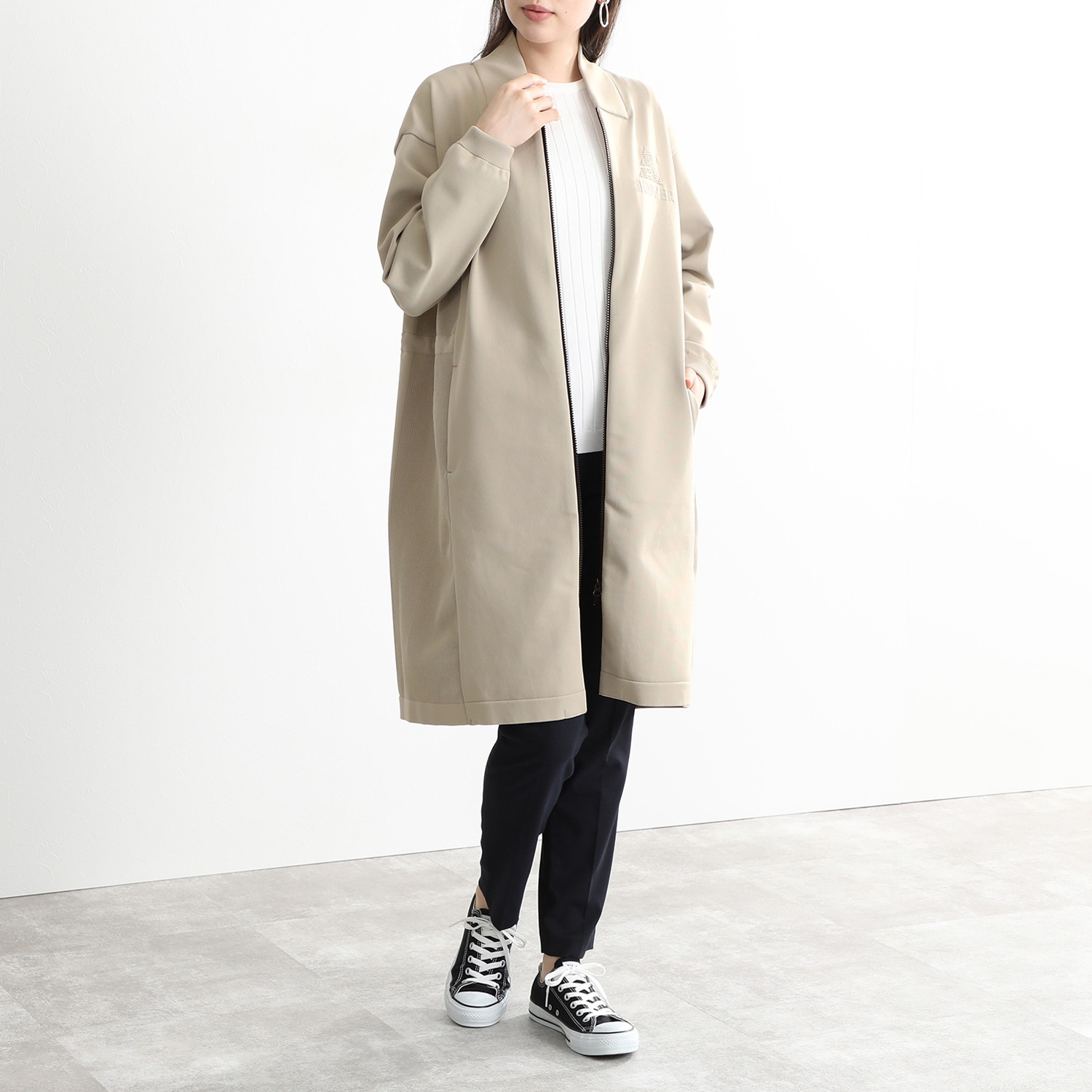 ルーヴァープリュス ロゴ入り ロング丈カーディガン ショップチャンネル