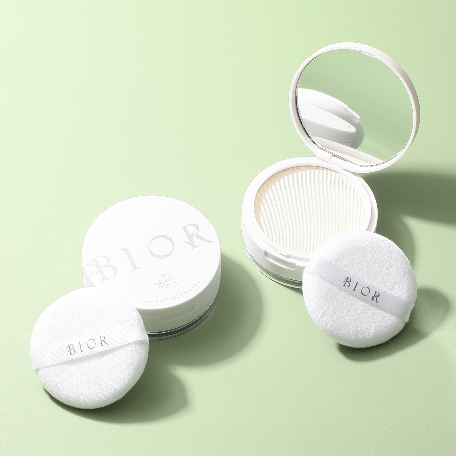 ビオール 透明感のあるツヤ肌演出 ＵＶミネラルパウダー ２個セット