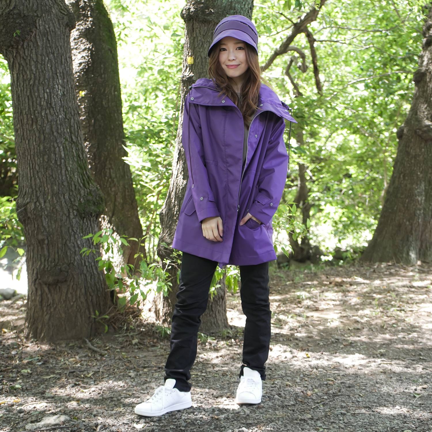 ココ・カラ はっ水・透湿・UVカット ハーフコート- ショップチャンネル