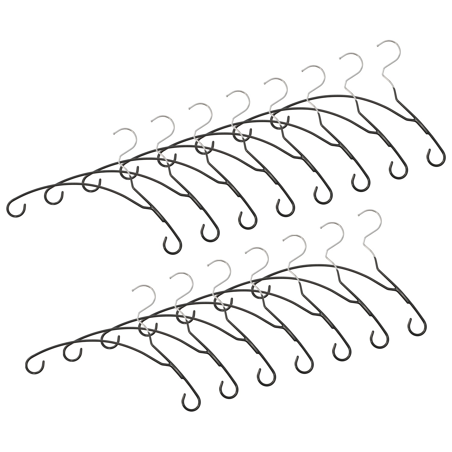 ＜レディーススリム＞スリムですべりにくい！ 洋服のことを考えて作った ノンスリップハンガー