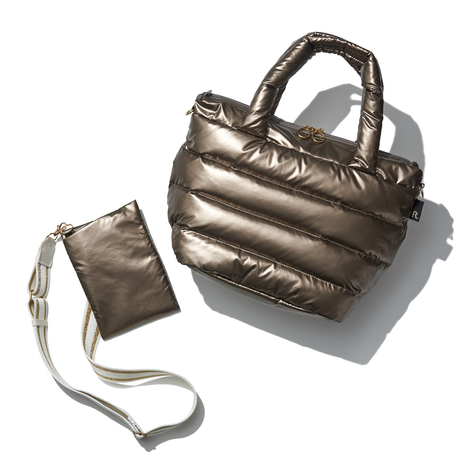 ルートート ２０周年記念！ “フェザールーデリ” トートバッグ＆ポシェット ショルダーストラップ付 ３点セット