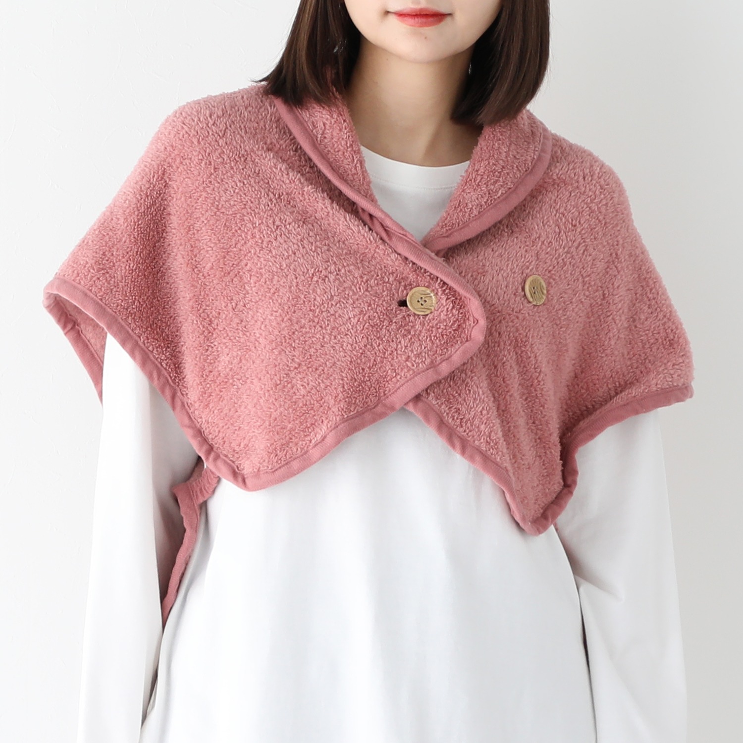 ロマンス岩盤浴 天然鉱石の 蓄熱効果で暖かい！ ボレロ 肩当て