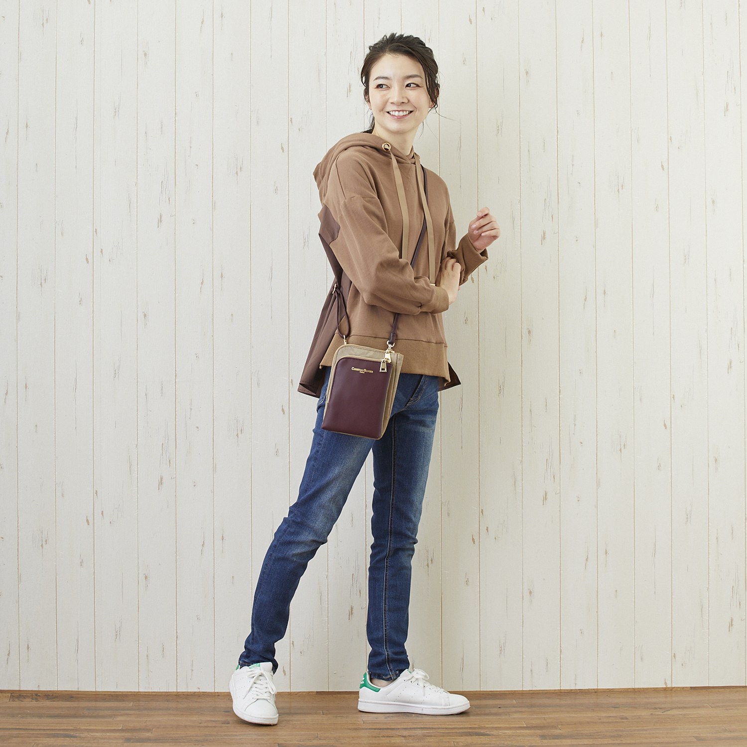 クリスチャン　オリビエ はっ水ジャガード ２ウェイ デイリーポシェット