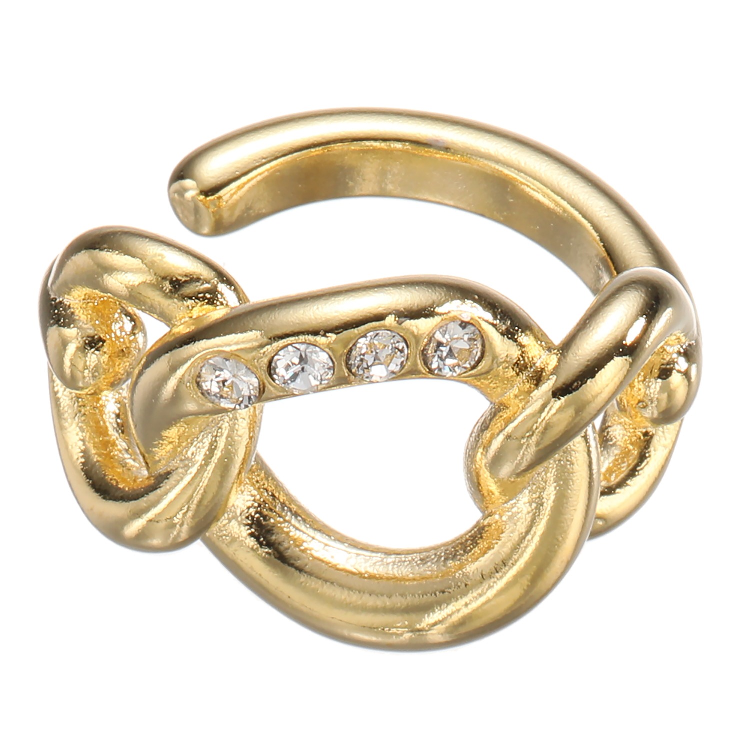 シマ・リリアーナ ビジュウ チェーンモティーフ イヤーカフ ＜片側のみ＞