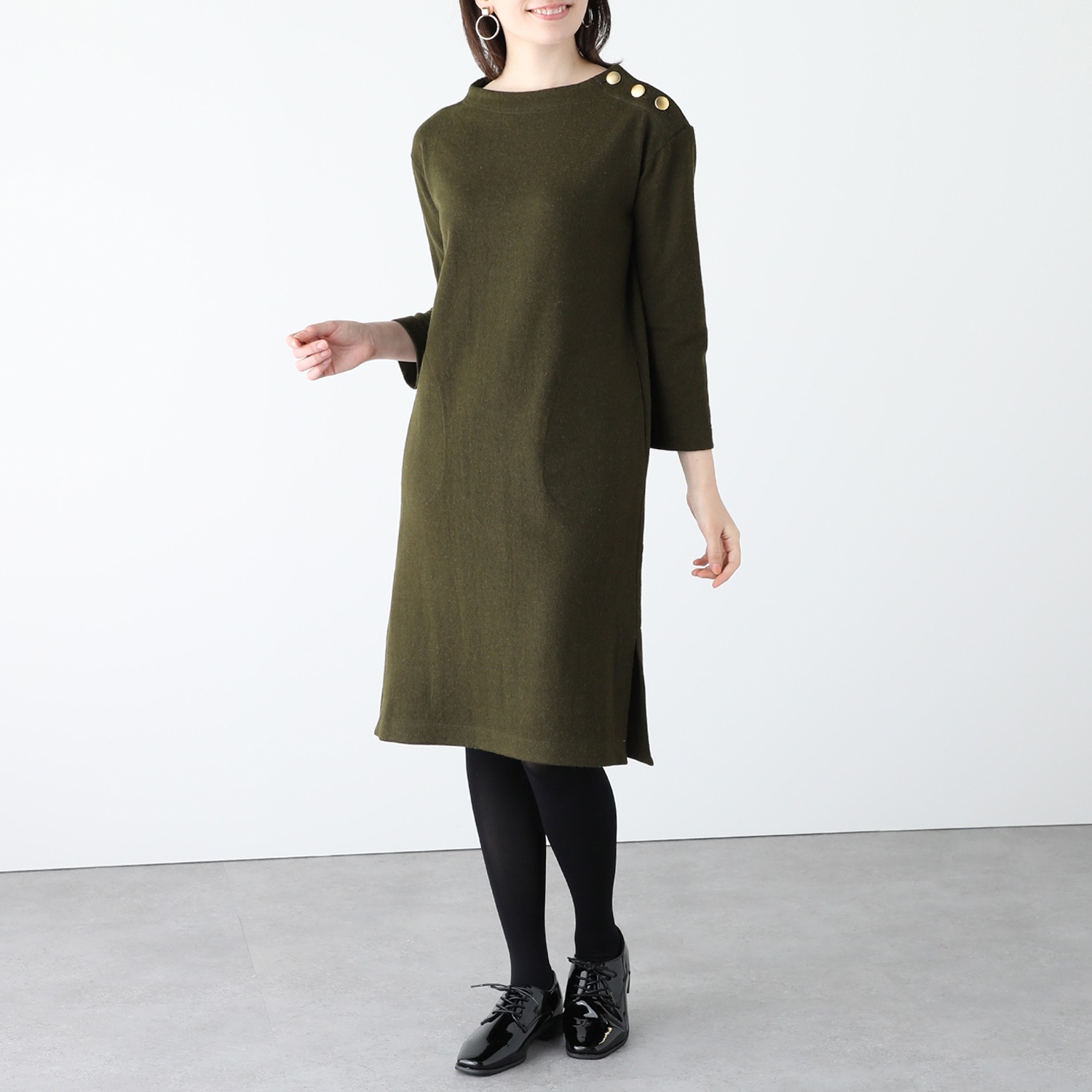 モカサン ジュンコシマダ ウール混 圧縮ジャージー ワンピース ショップチャンネル モカサン ジュンコシマダ ウール混 圧縮ジャージー ワンピース ショップチャンネル