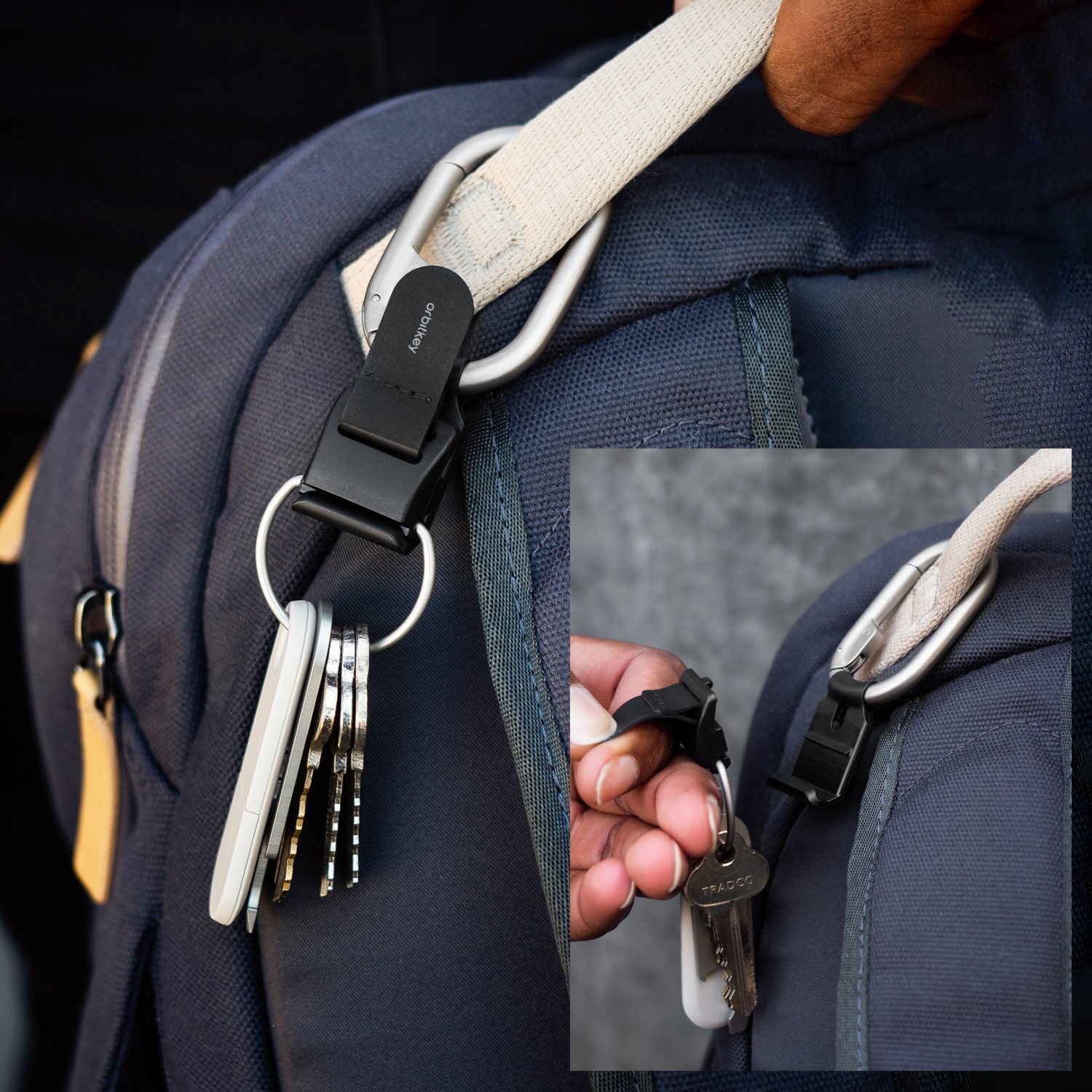 マグネット式で簡単着脱 オービットキー クリップ　ｖ２ 