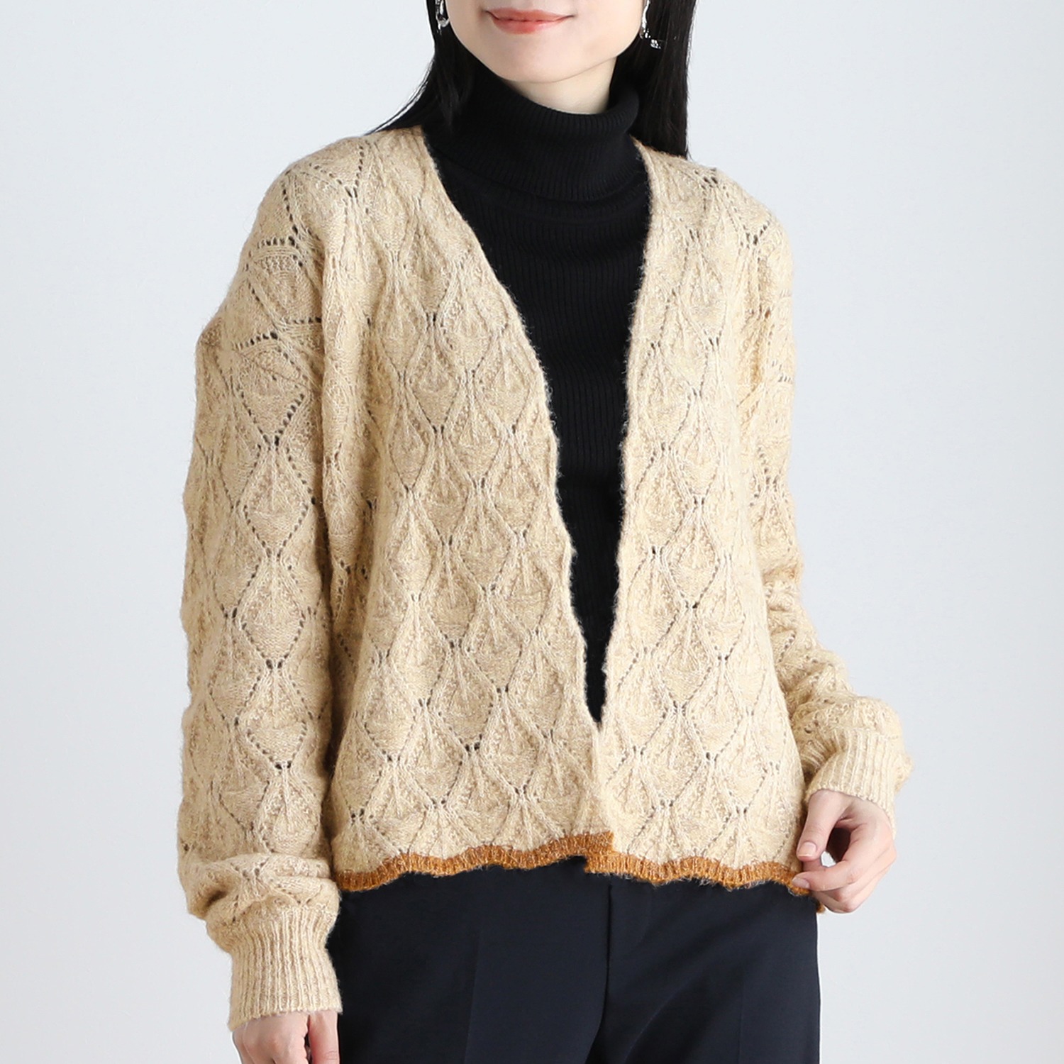 ダジュール ニットデザイン カーディガン ショップチャンネル