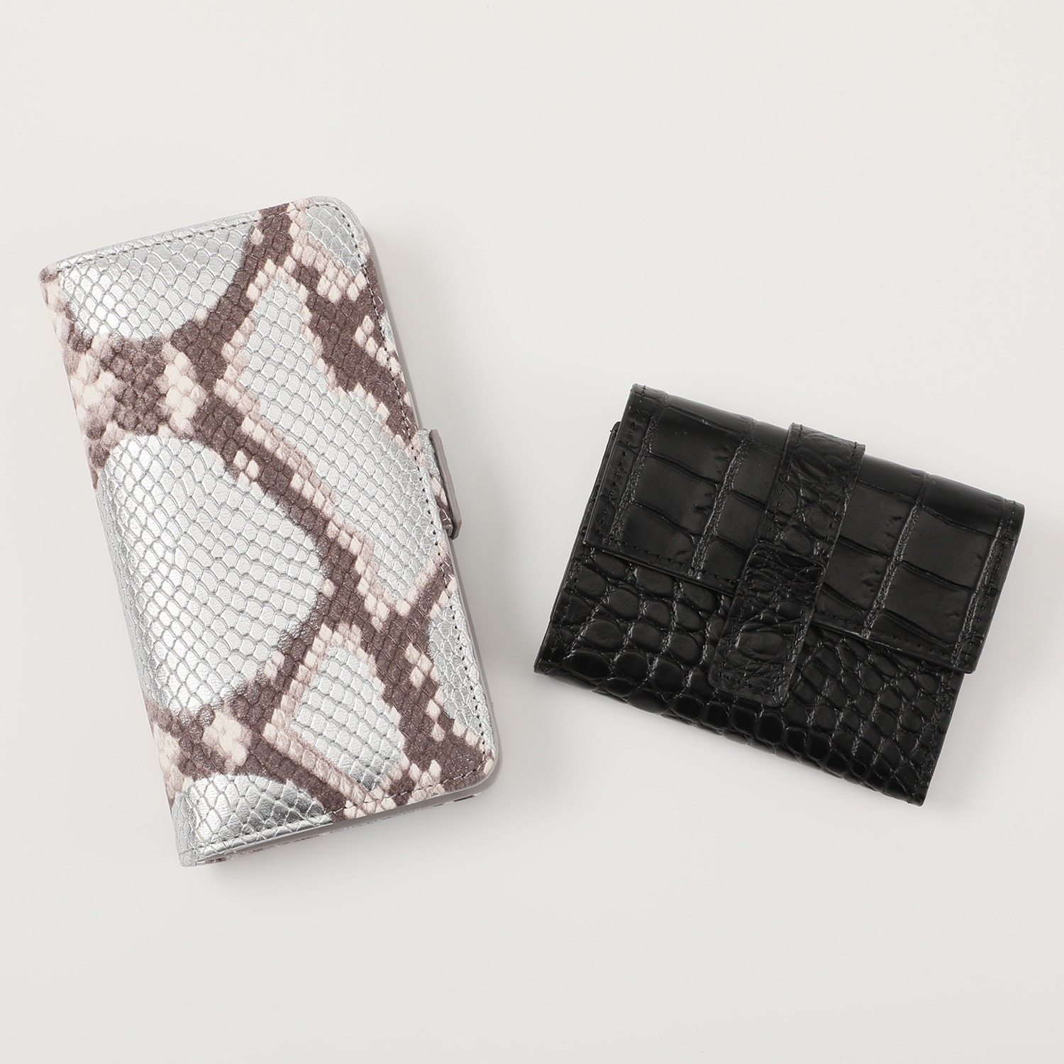 レザージュエルズ ギャレリア　ココリュクスイタリアンレザークロコダイル型押し レザージュエルズ ギャレリア ココリュクスイタリアンレザー