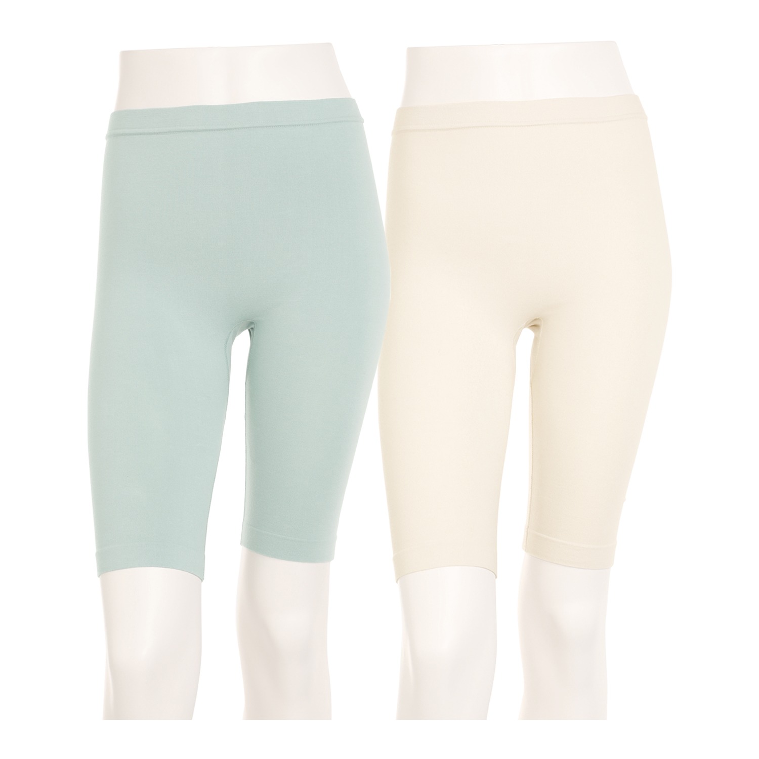 美人工房 にこにこコットン 五分丈ロングショーツ ２枚セット