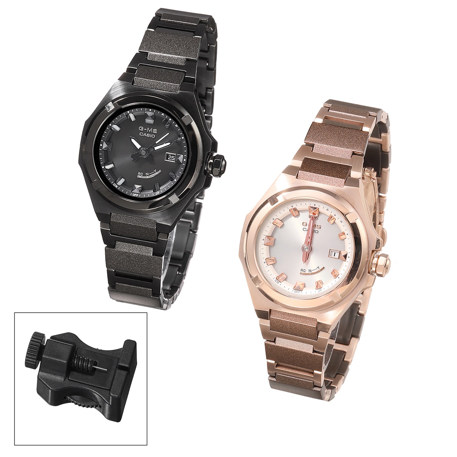 カシオ ベビーｇ ｇ ｍｓ レディース 電波ソーラー腕時計 ステンレス 樹脂バンド 特別セット ショップチャンネル