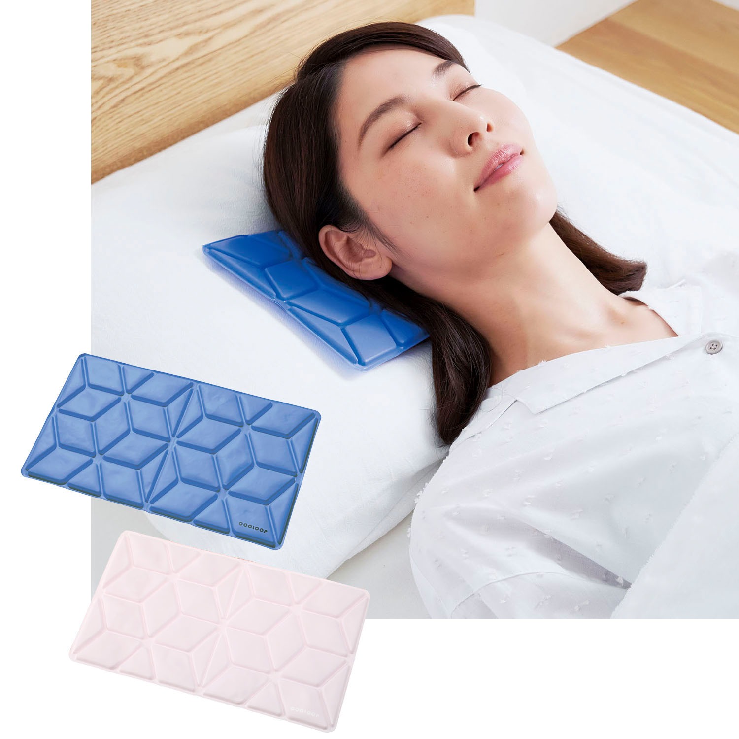 特殊素材でひんやり！ 心地良い冷たさを楽しめる ＣＯＯＬＯＯＰ アイスピローシート