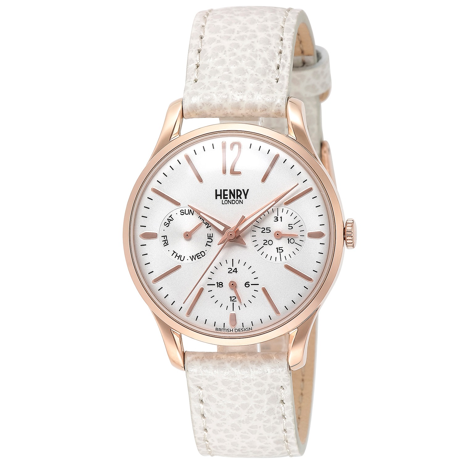 ヘンリーロンドン ピムリコ ラウンドフェイスウォッチ レンズケアセット付 