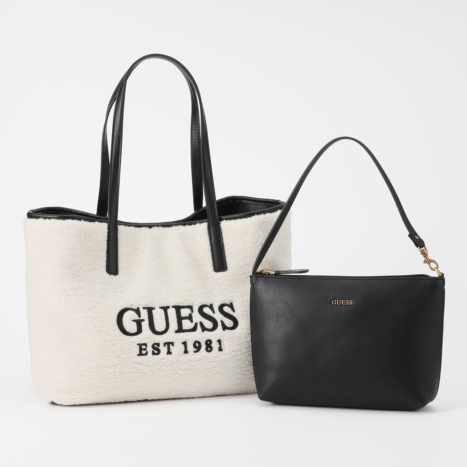 ＧＵＥＳＳ？ ボアトートバッグ＆ミニバッグ- ショップチャンネル