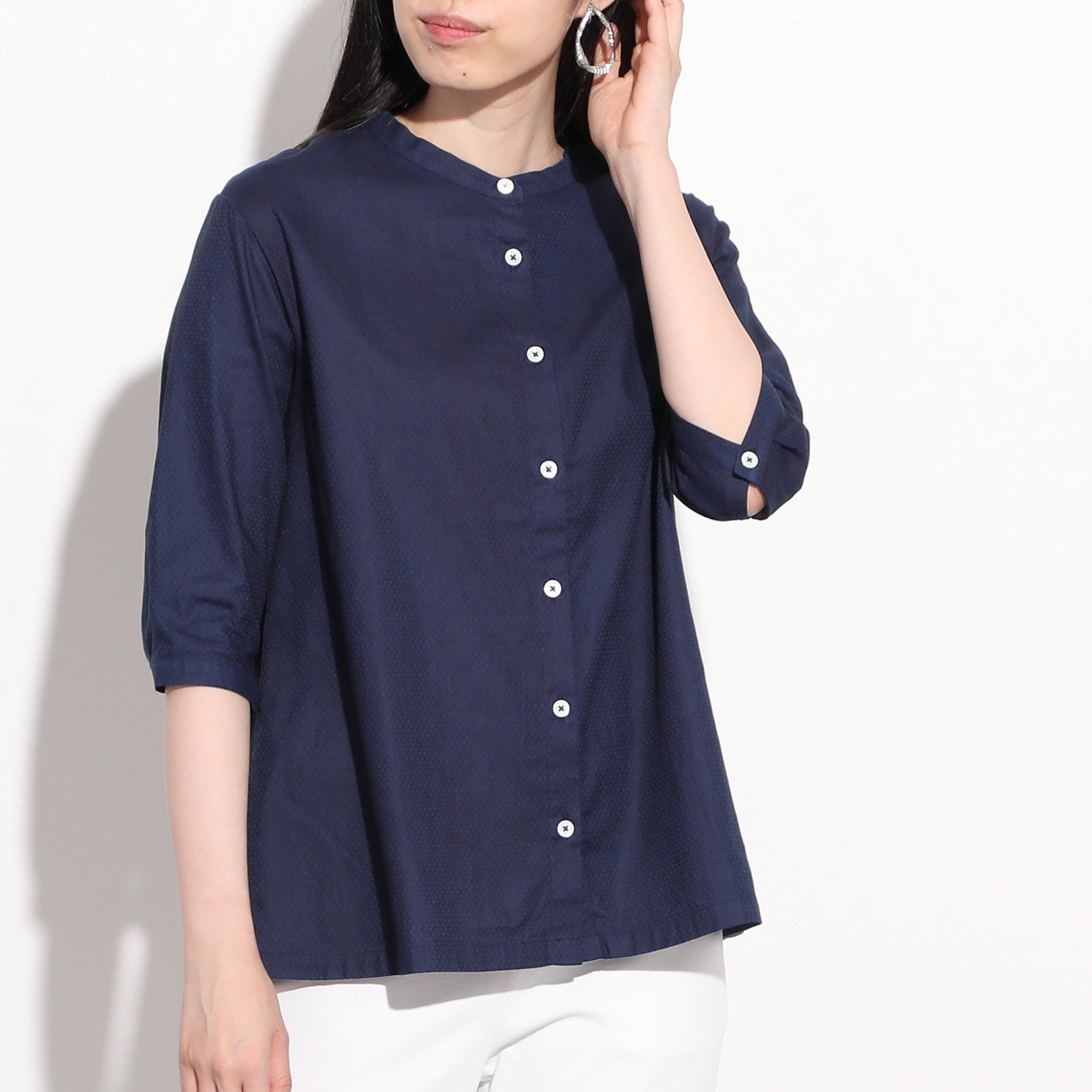 珊瑚物語 琉球藍染 シャツ ショップチャンネル