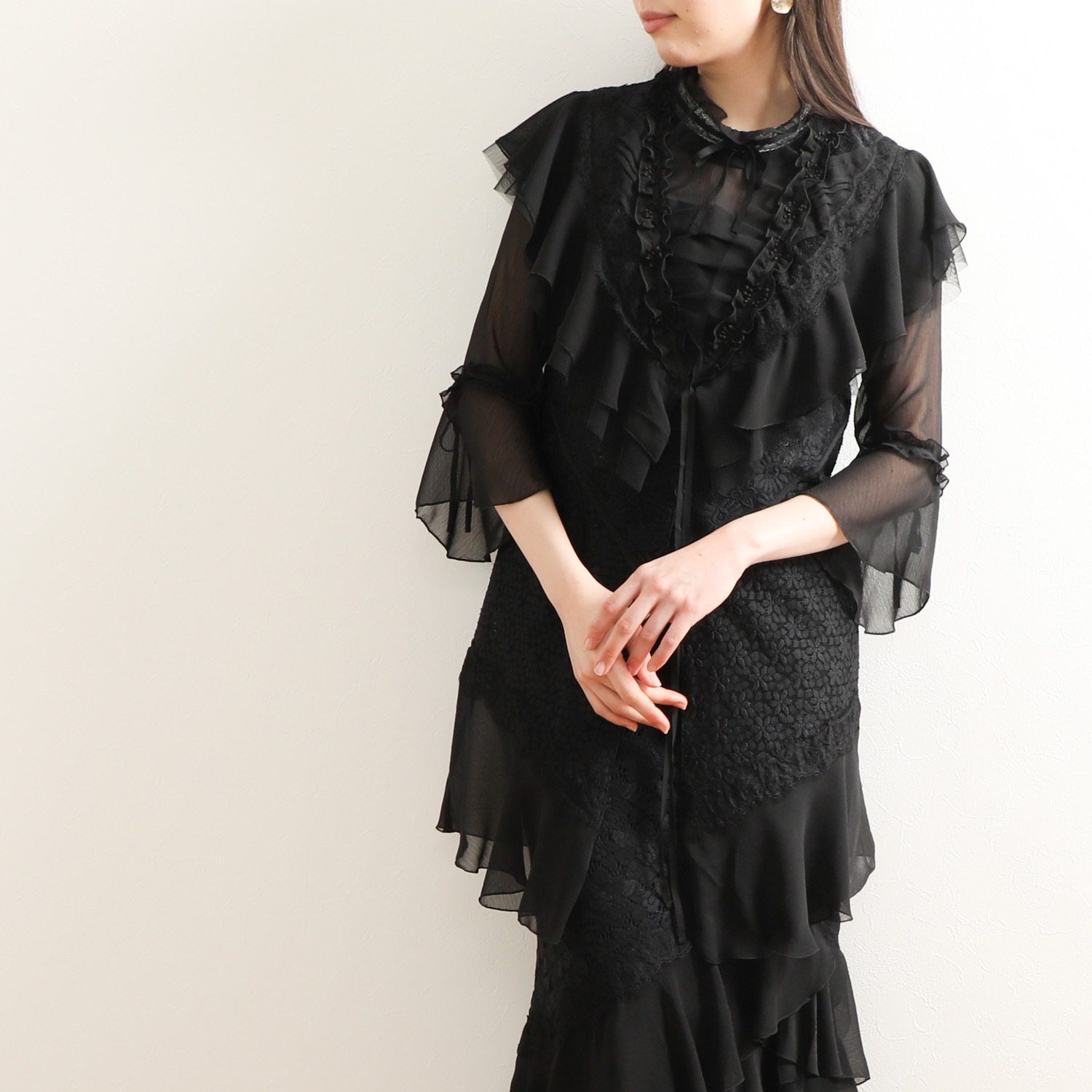 ジン カトーランウェイ スパンラッセルレース ジレ ショップチャンネル