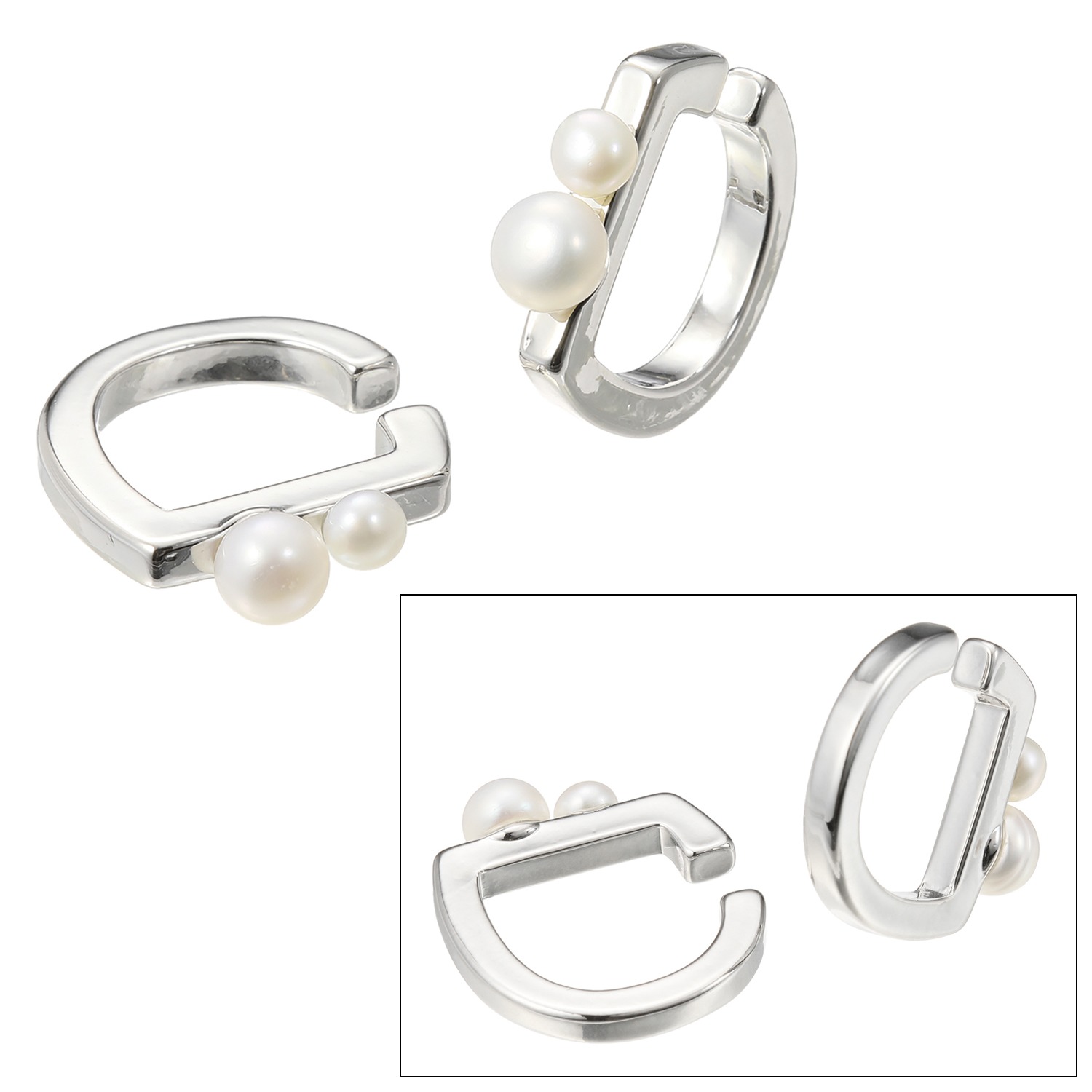 エアリーフェアリー 淡水パール dラインメタル リバーシブル イヤーカフ2点セット ショップチャンネル エアリーフェアリー 淡水パール dラインメタル リバーシブル イヤーカフ2点セット ショップチャンネル