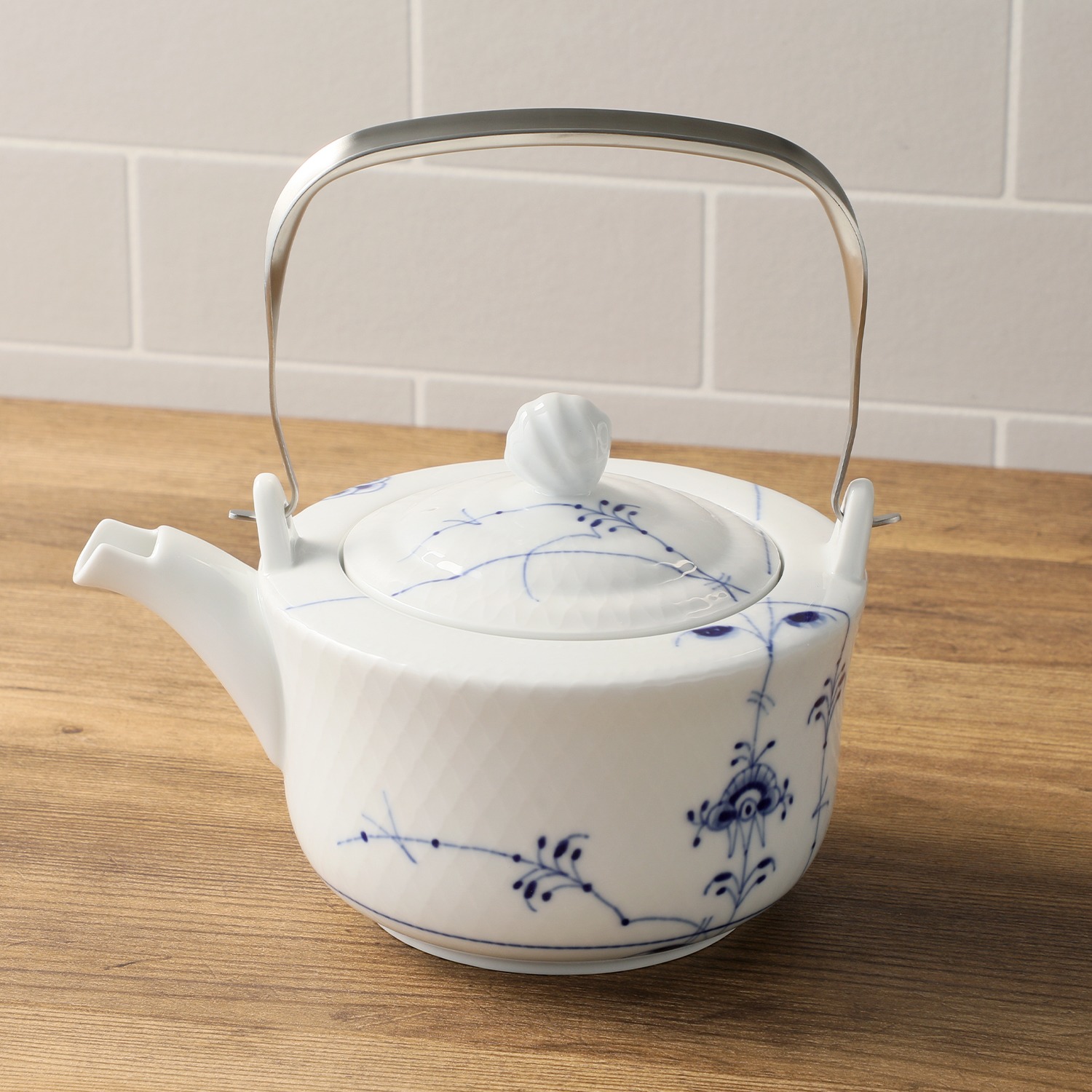 ロイヤル　コペンハーゲン ブルーパルメッテ ティーポット