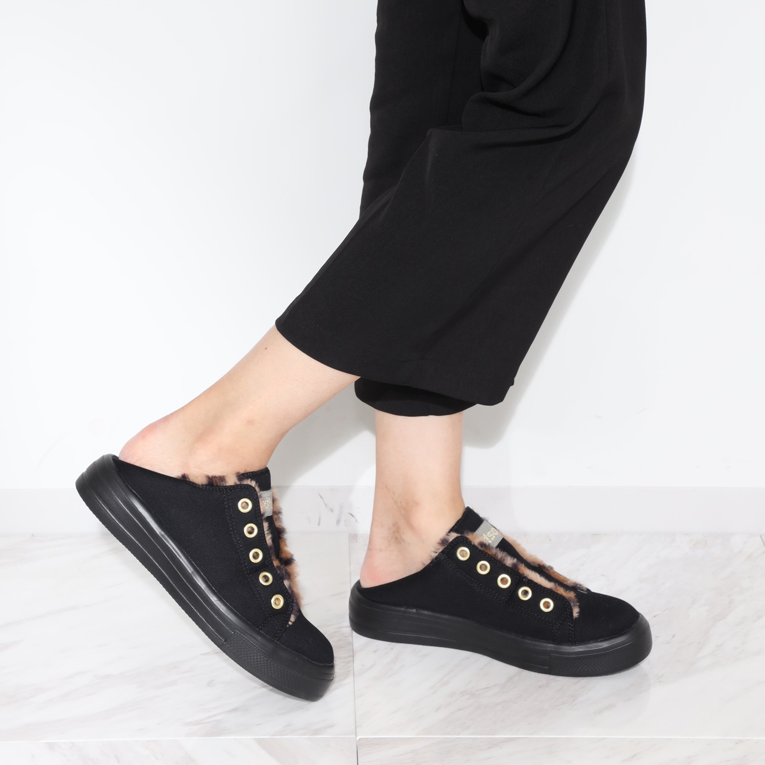 キットソン フェイクファーライニング ３ウェイスリッポン