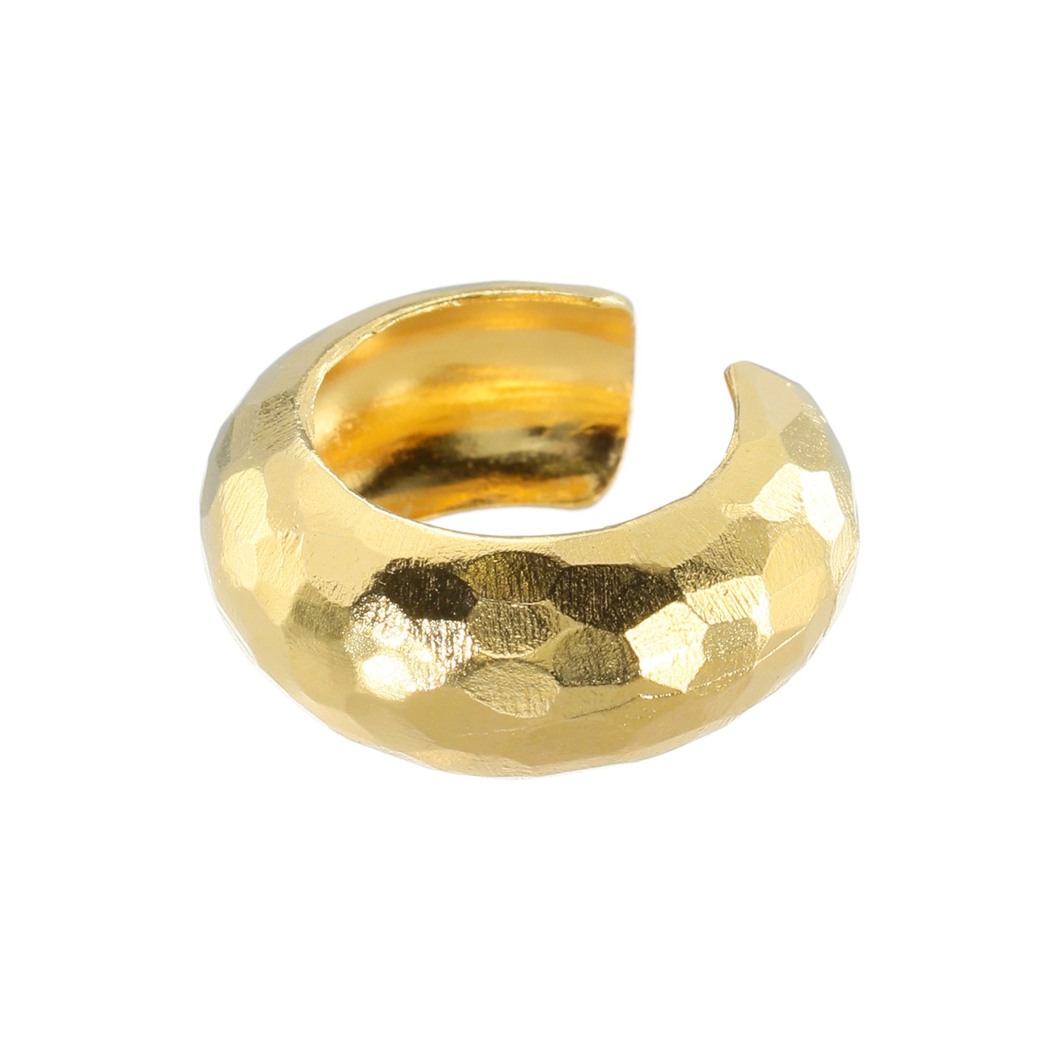 シルバー テクスチャー イヤーカフ <片側のみ>- ショップチャンネル