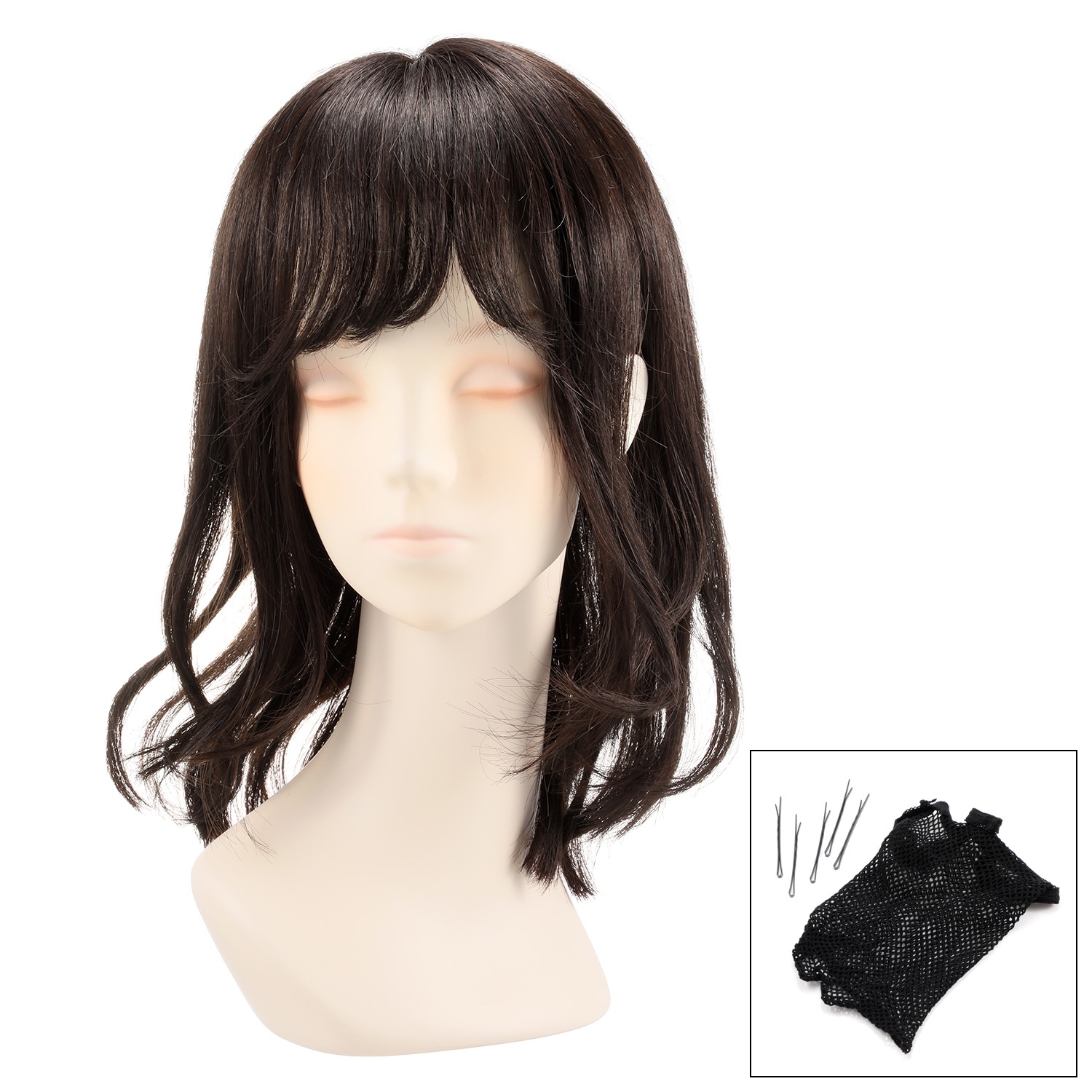 最高 ギンカウィンカ ドレスドヘアー バングなし ブラウン