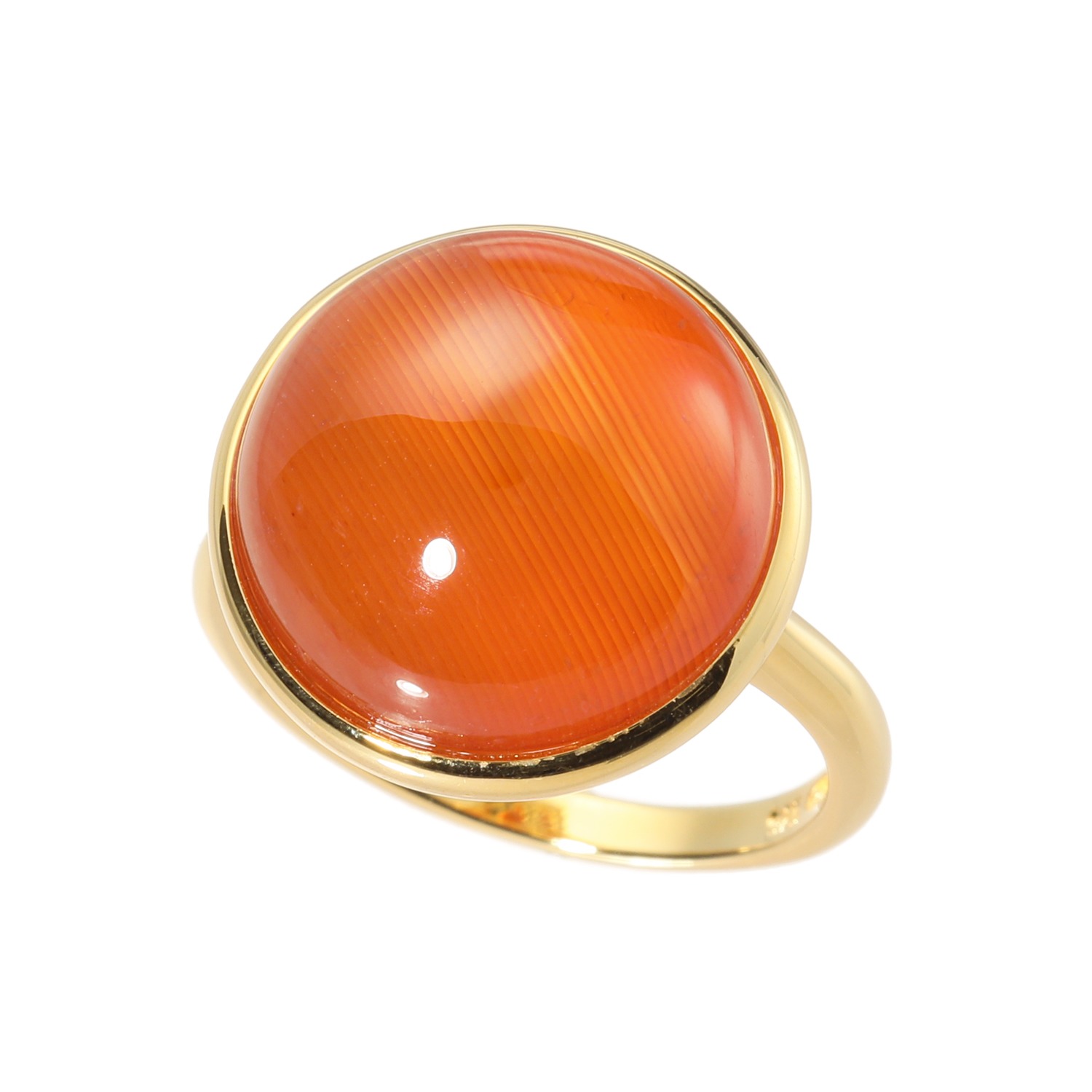 インプレスミー シルバー ジェムストーン ボリュームカボション リング ...