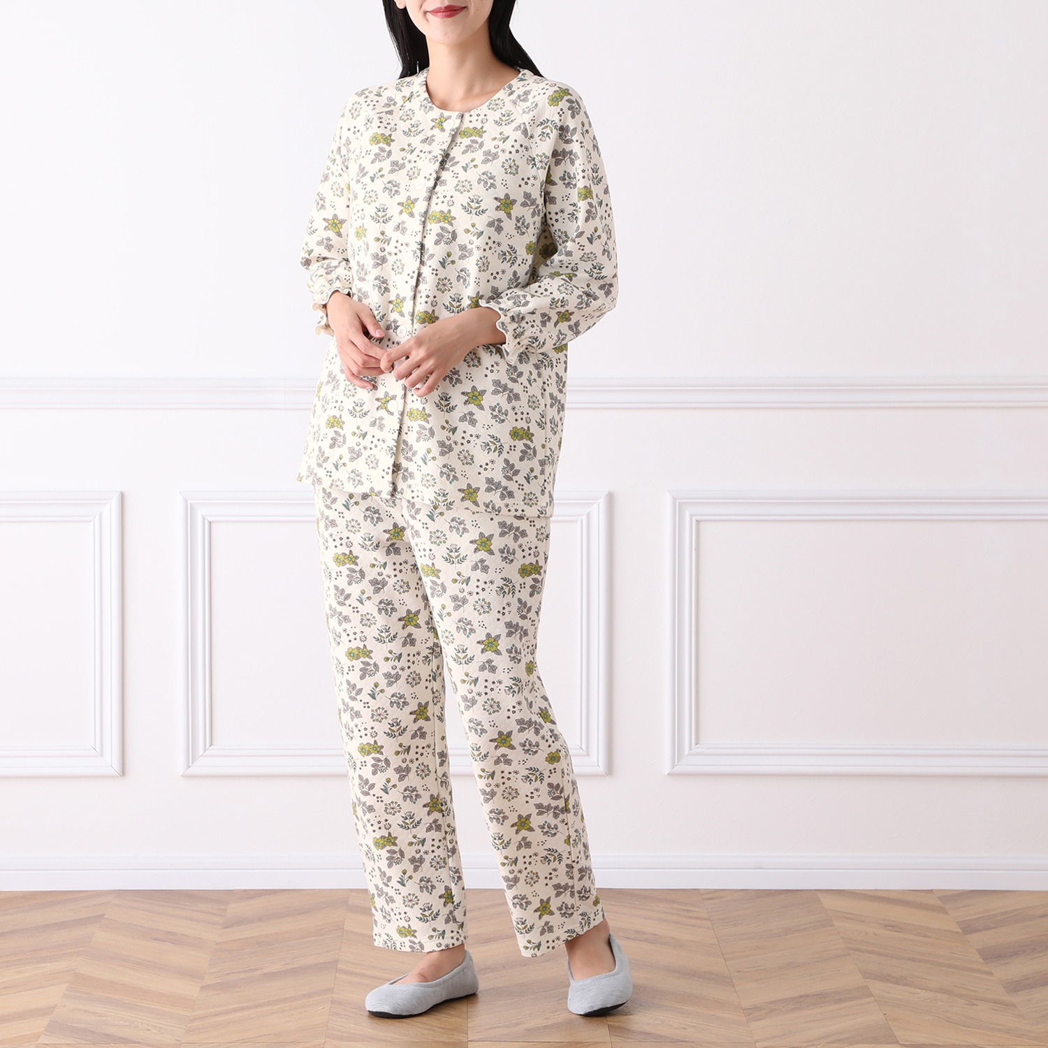 モリリン カップ付 あったか うるおいリッチパジャマ