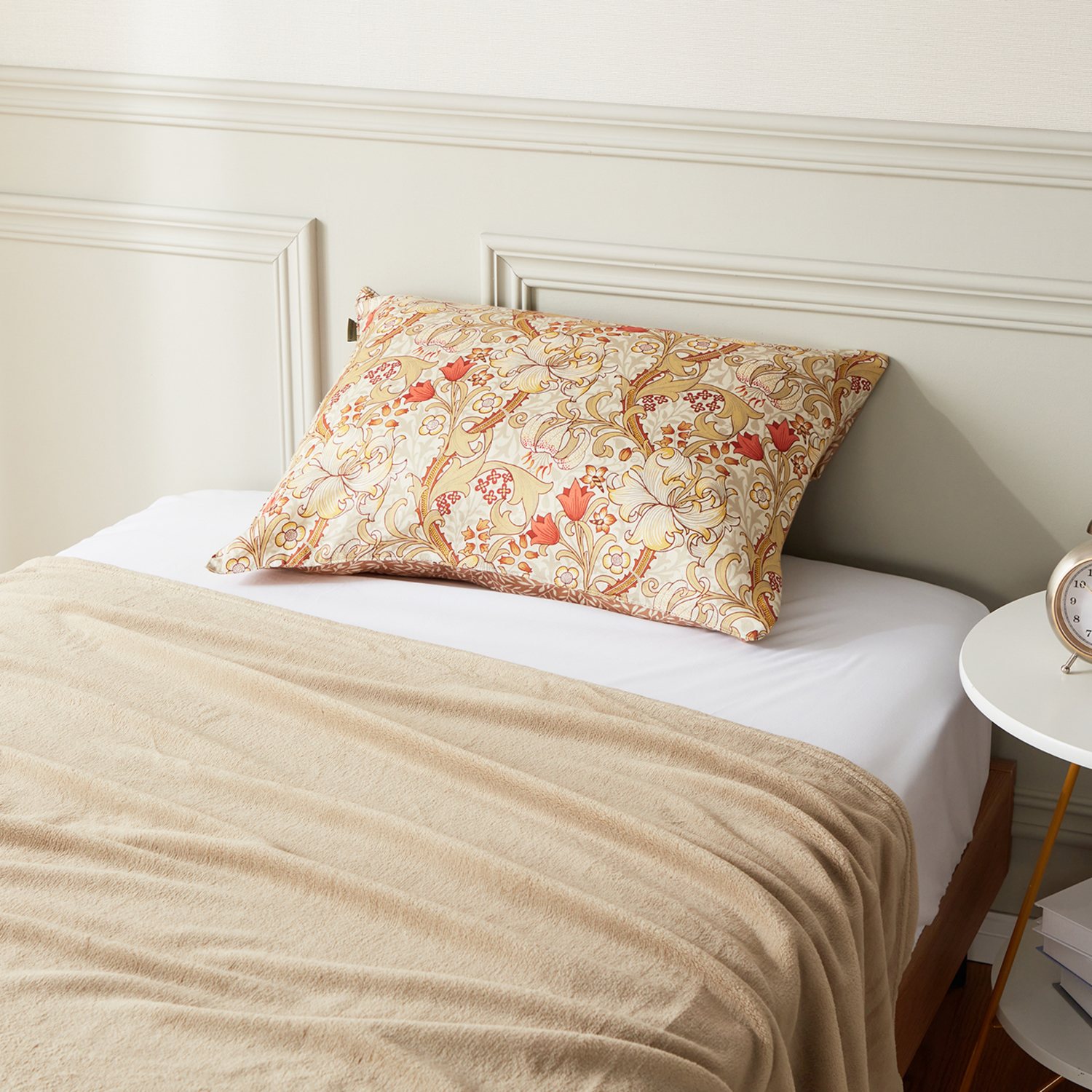 モリスギャラリー ゴールデン・リリー コットンサテン ピローケース 