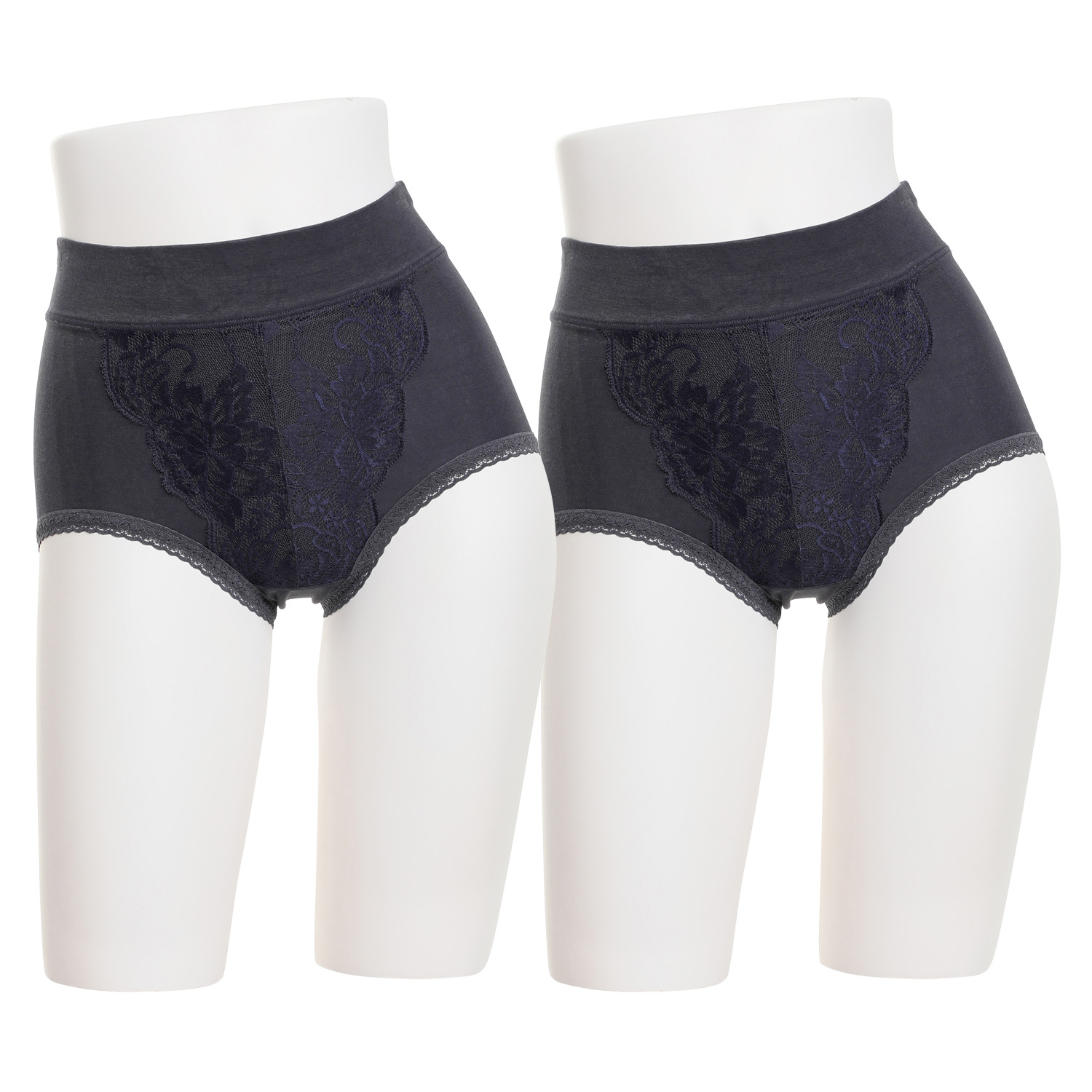 リエジャー 綿混 ショーツ 同色２枚セット