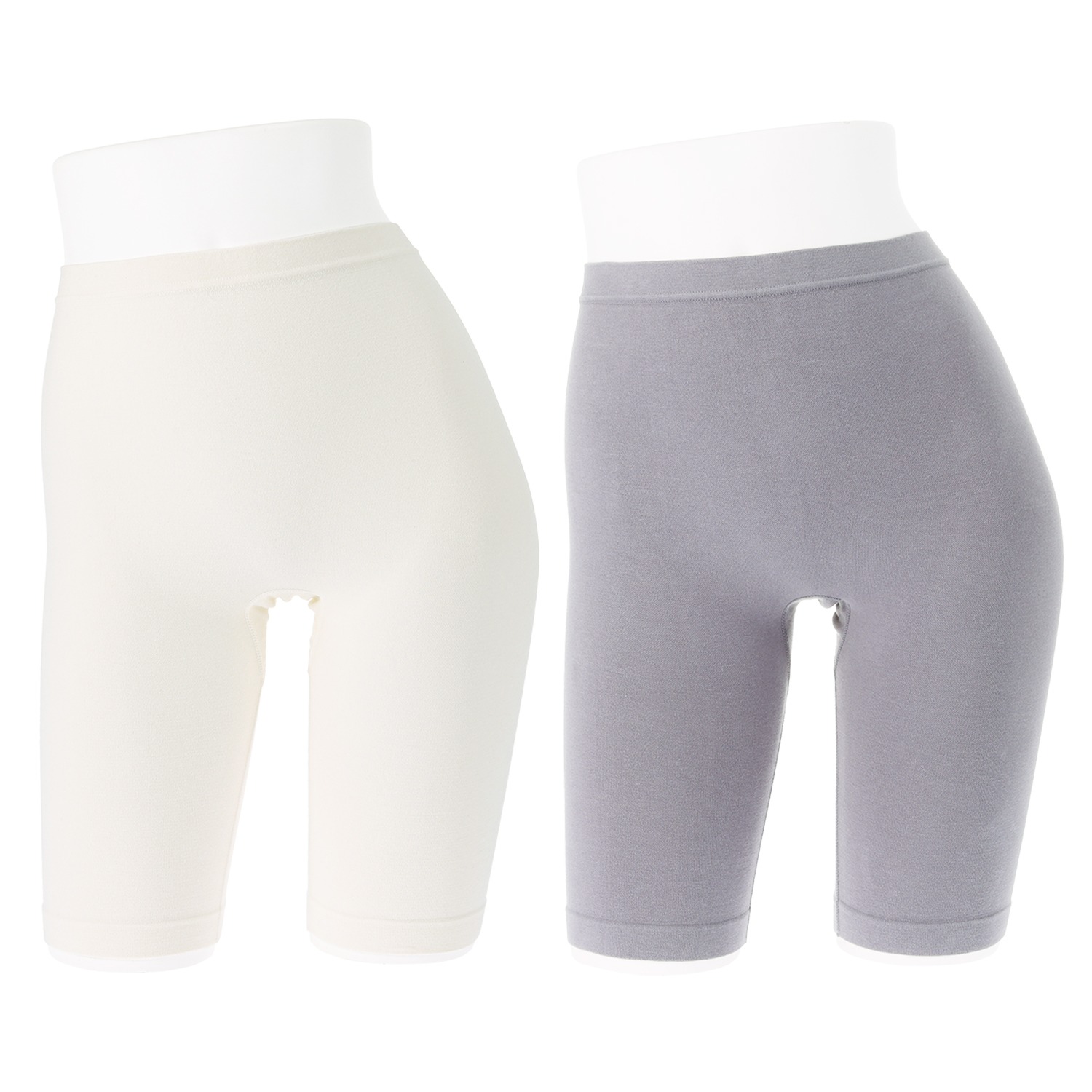 美人工房 にこにこコットン 五分丈ロングショーツ 2枚セット