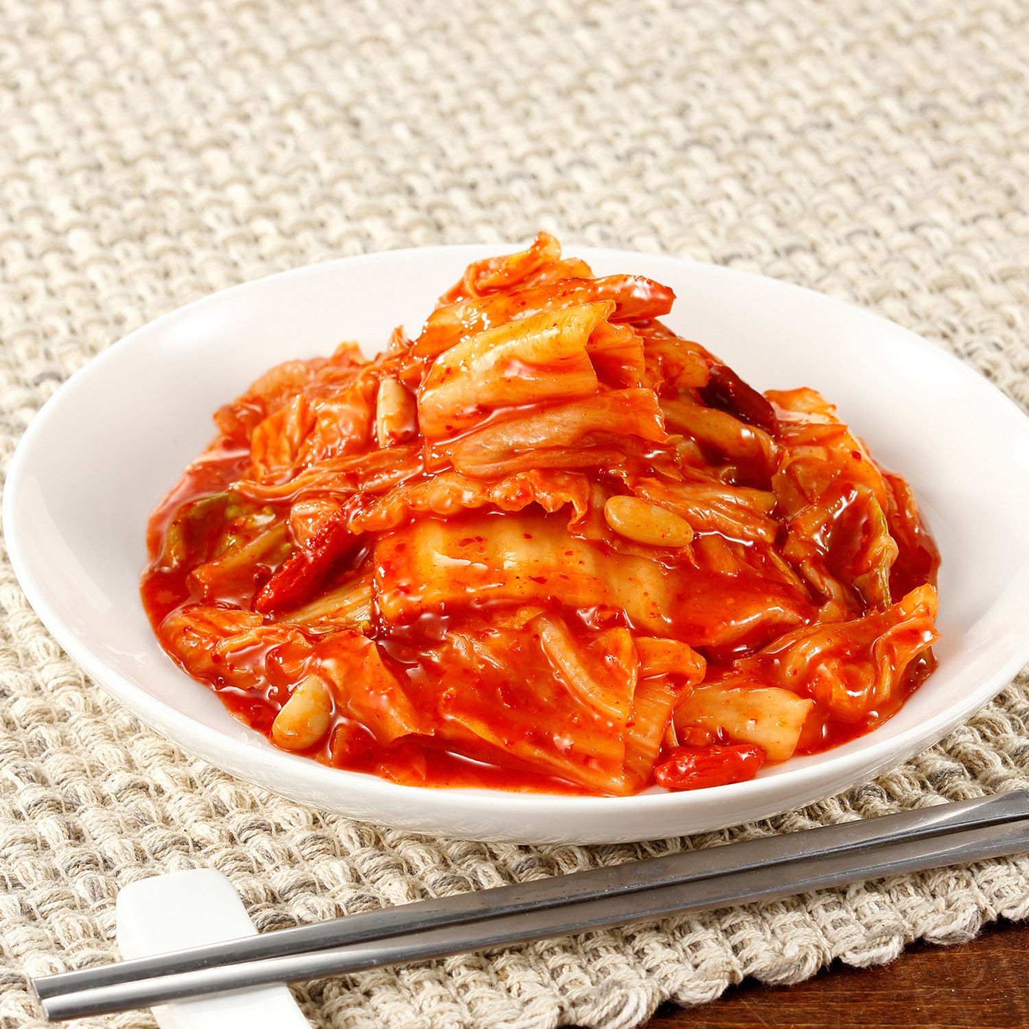 崔（チェ）さんの 越冬蔵出し白菜キムチ （容器付）