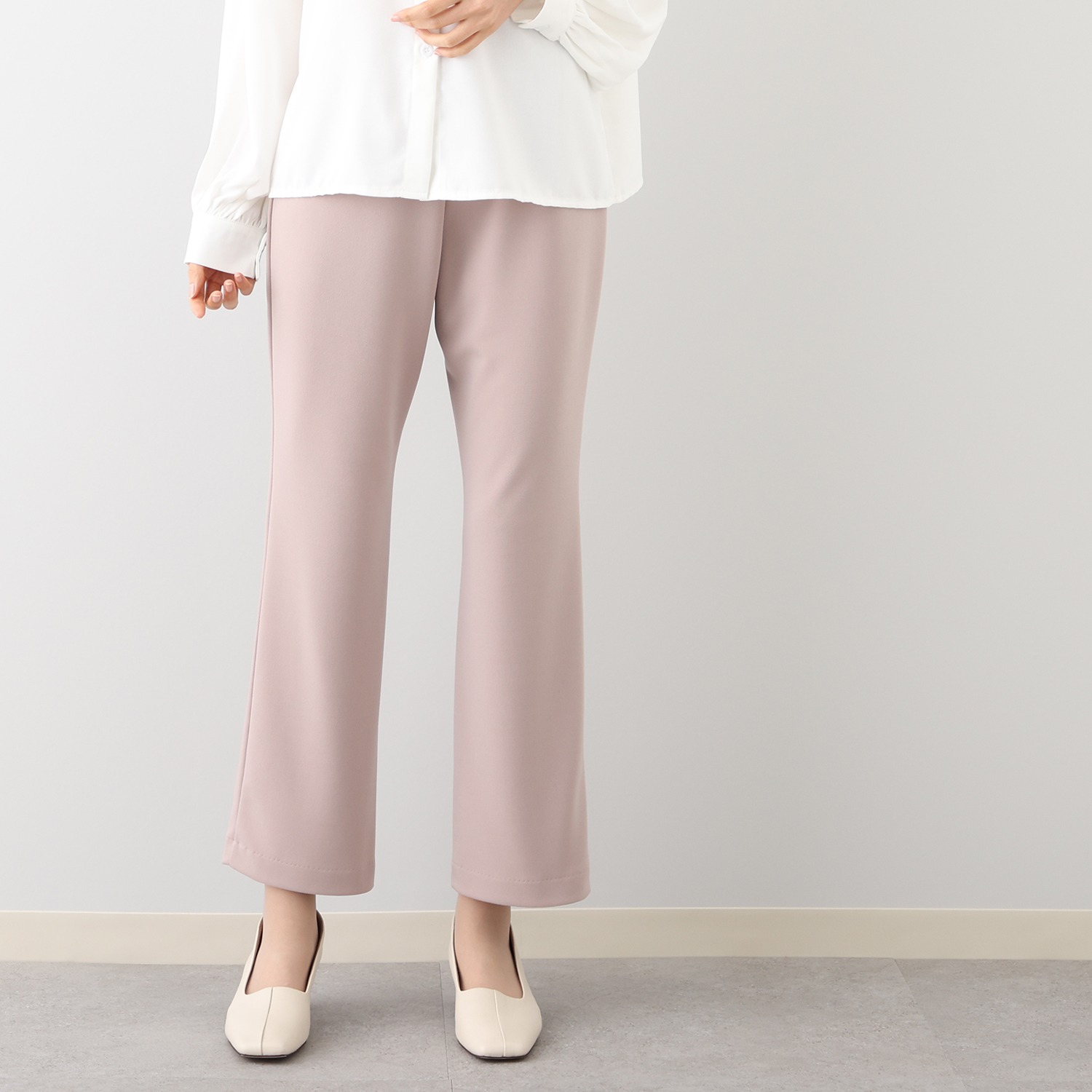 ＜股下６５ｃｍ＞上質ごこち ストレートパンツ 