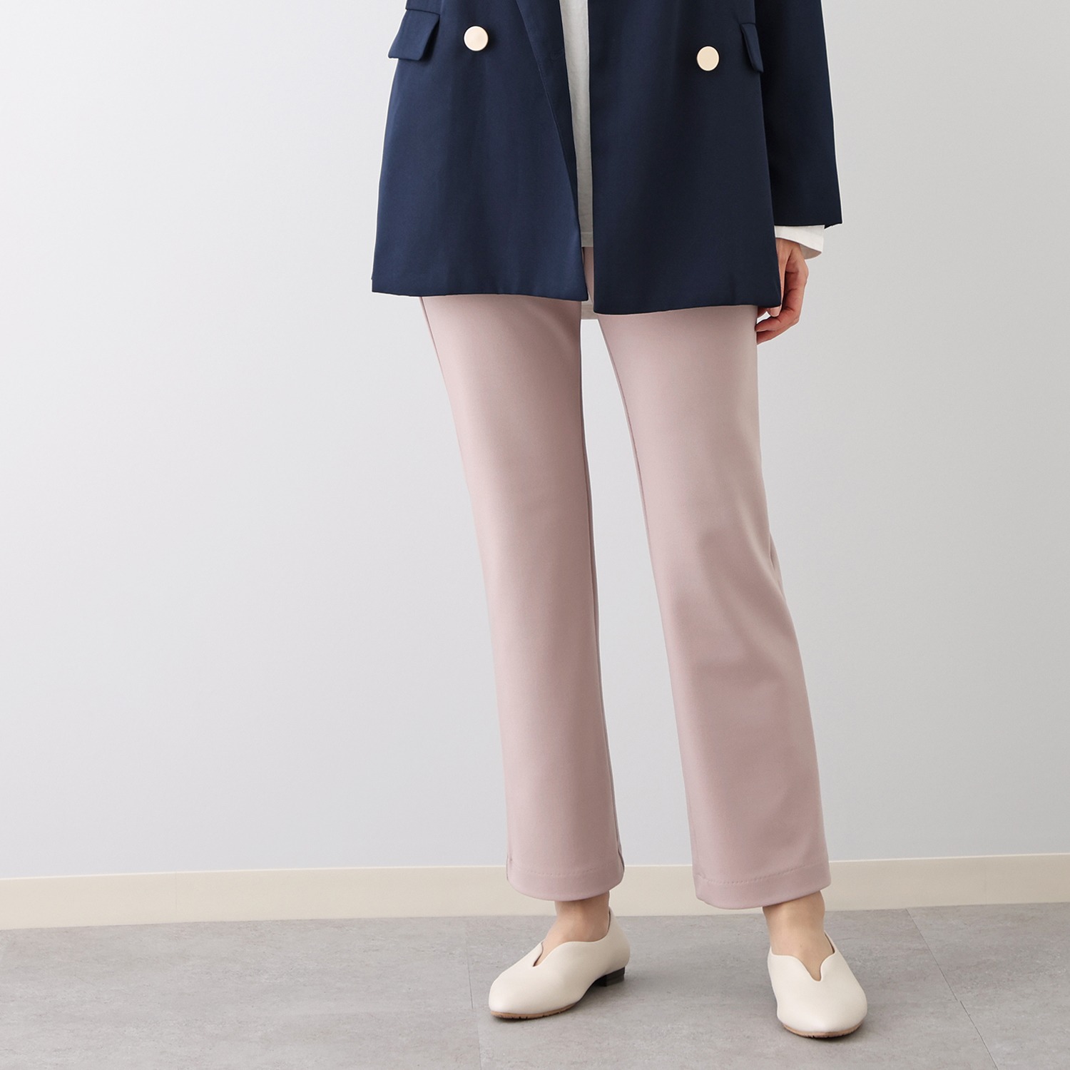 ＜股下７０ｃｍ＞上質ごこち ストレートパンツ 