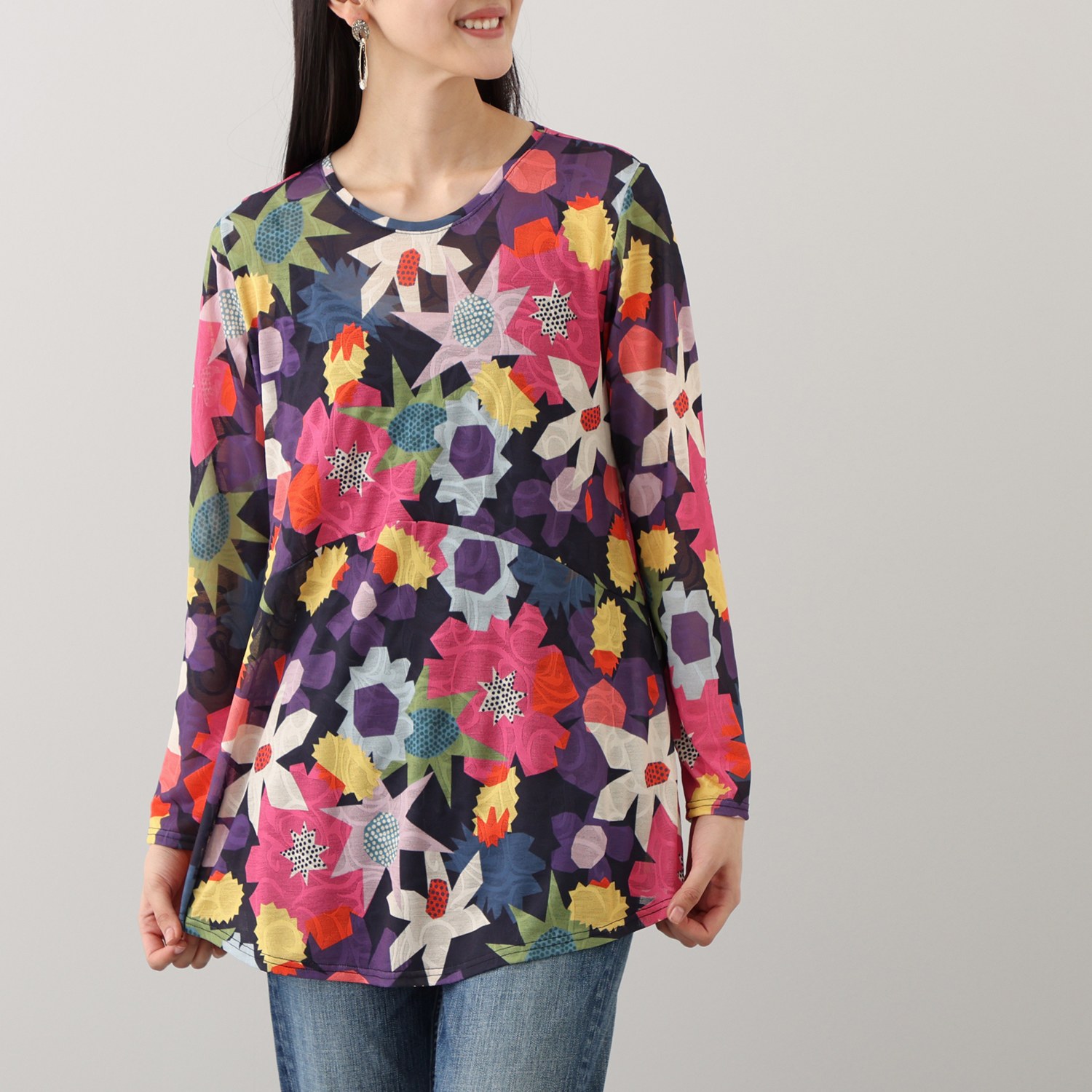 ダジュール プリントチュニック- ショップチャンネル