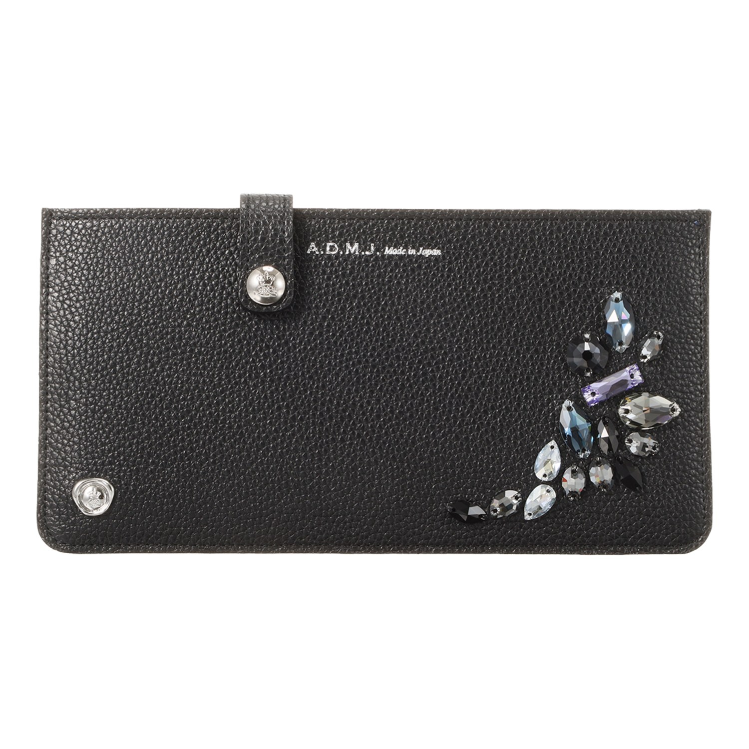 エーディーエムジェイ スパニッシュレザー クリスタルガラス  