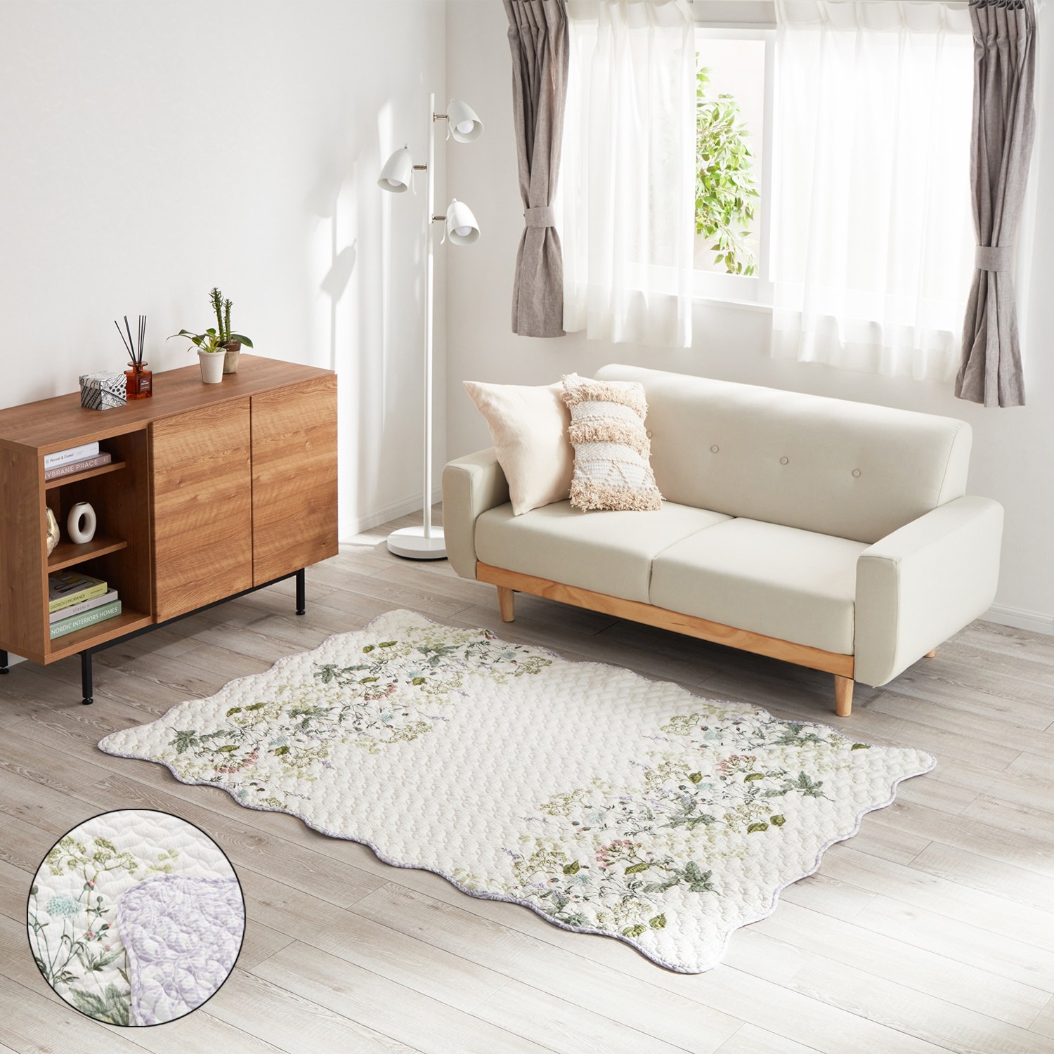 スペース＞大津毛織 やわらかリップル リバーシブルマルチカバー - ショップチャンネル