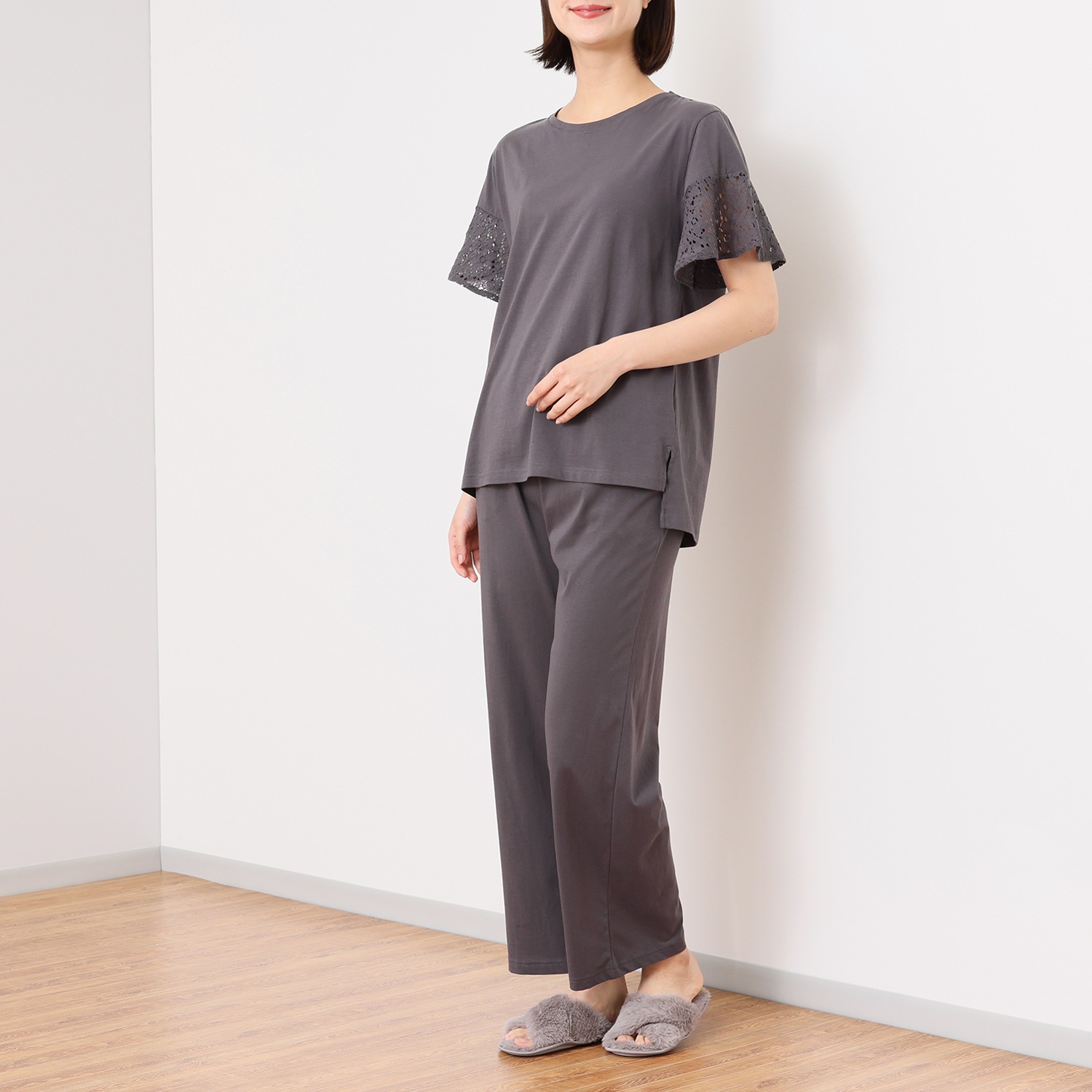 ジュエル オーガニック コットン100％ ワンマイルウェア 上下セット  