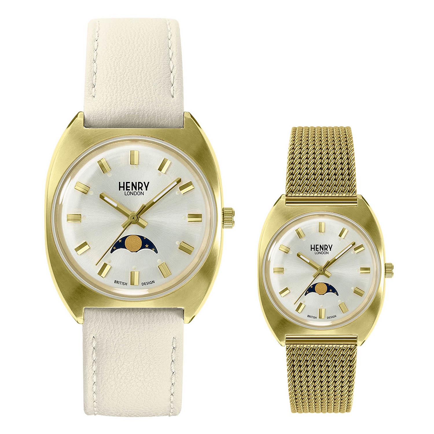 ヘンリーロンドン ボヘミアン ラウンドフェイス アップルレザーベルト ウォッチ