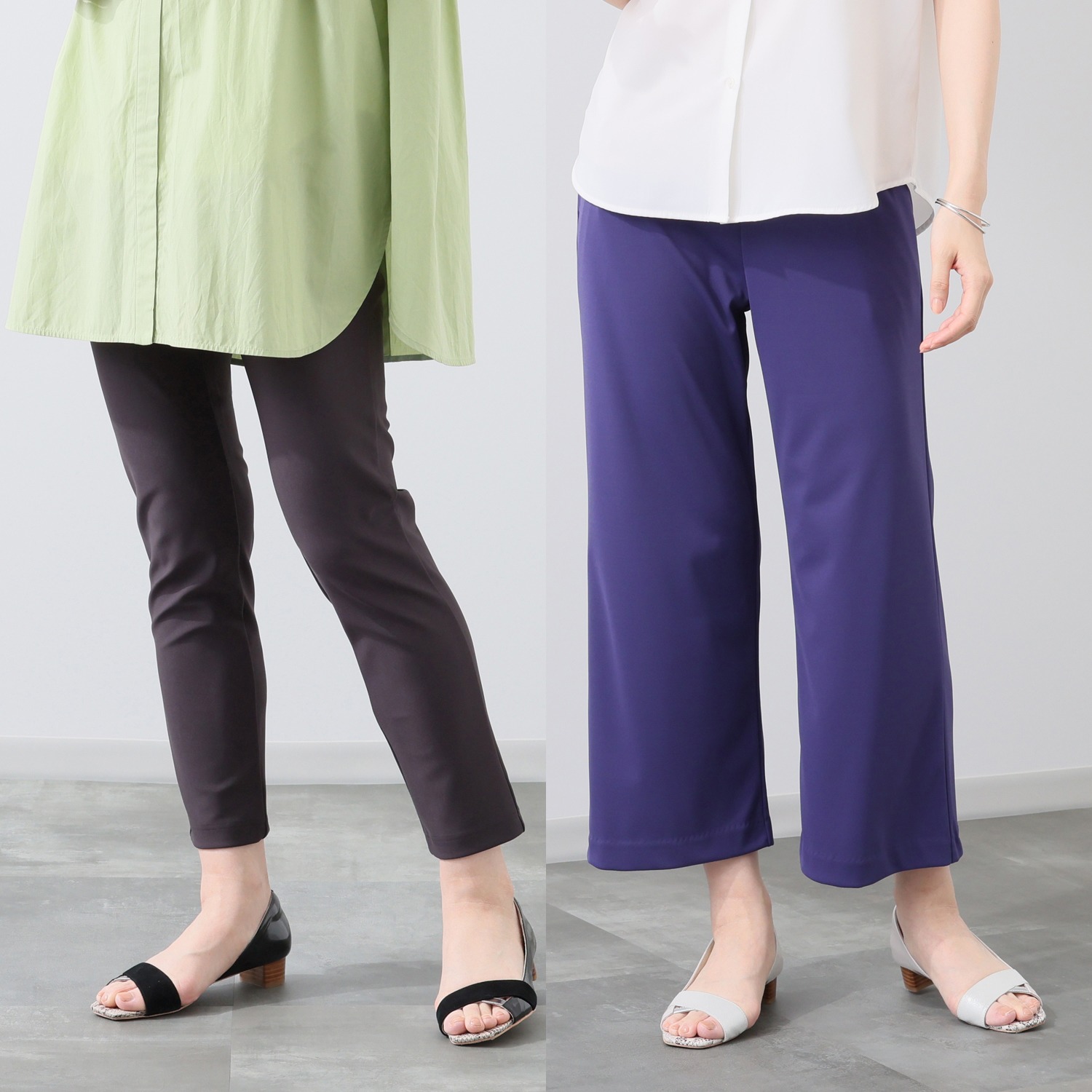 トラベルウォーキングパンツ「ピタッツプレミアム 裾スリムジョワイユ 3枚 トラベルウォーキングパンツ「ピタッツプレミアム 裾スリム