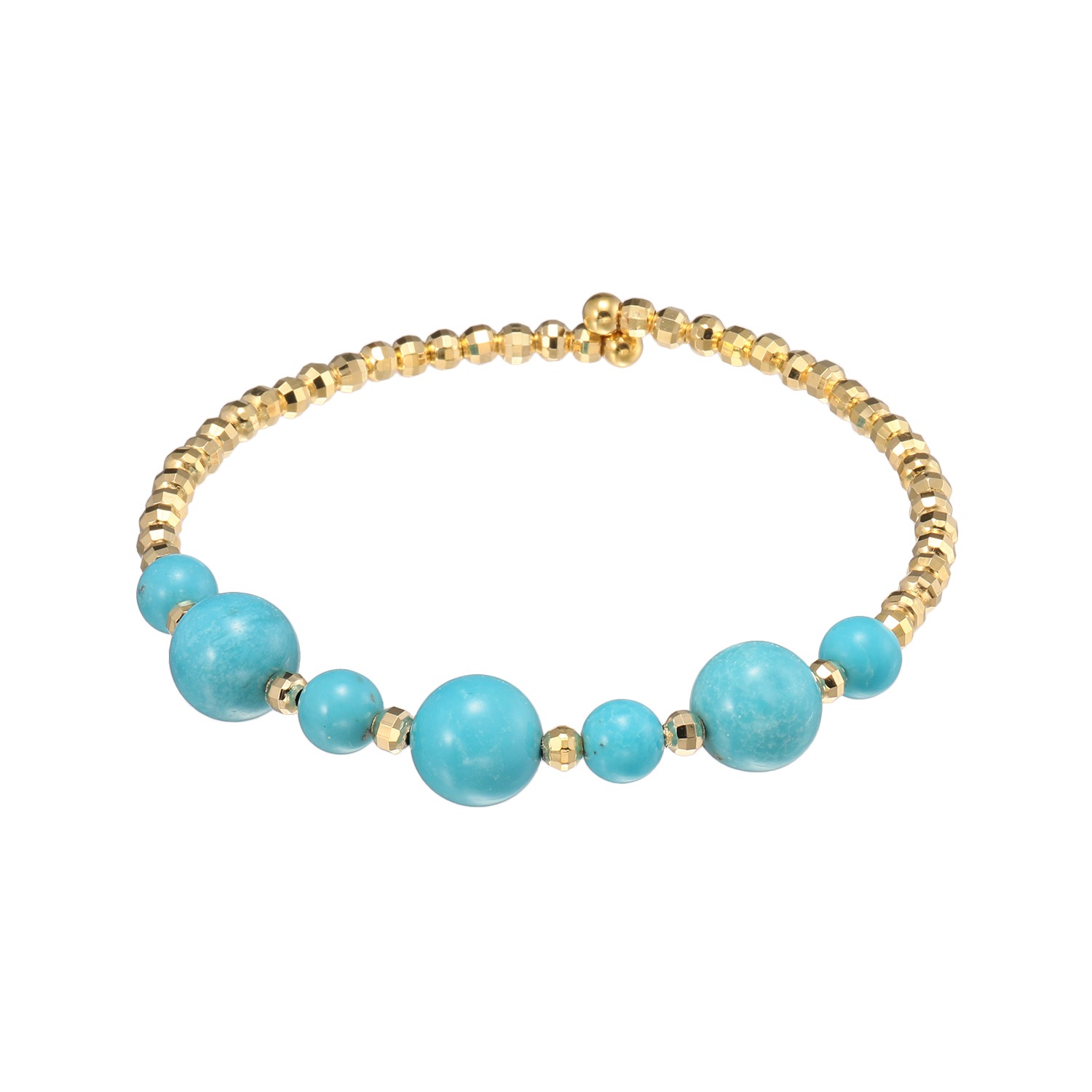 ミケランジェロ アリゾナ産ターコイズ フレキシブルバングル- ショップ