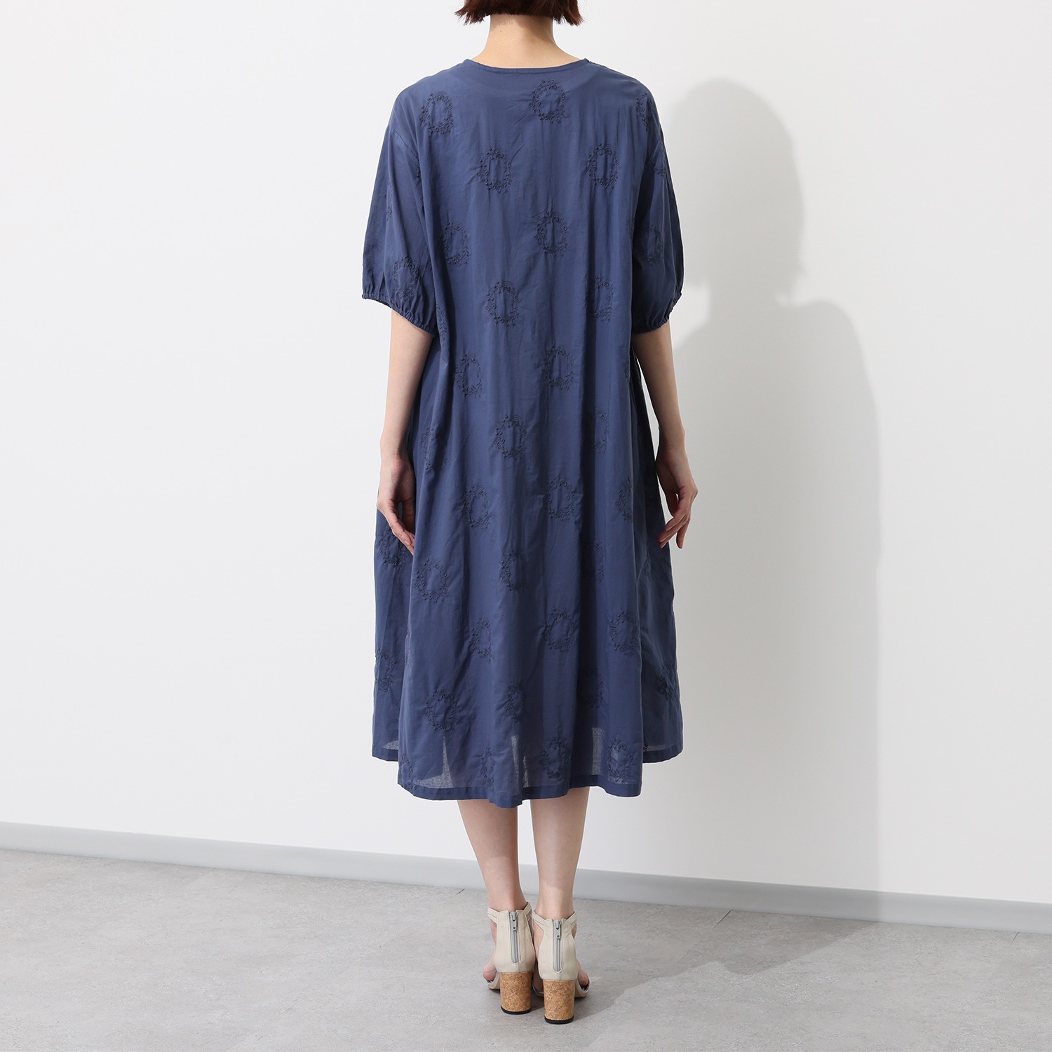 ダジュール 脇タックデザイン ワンピース