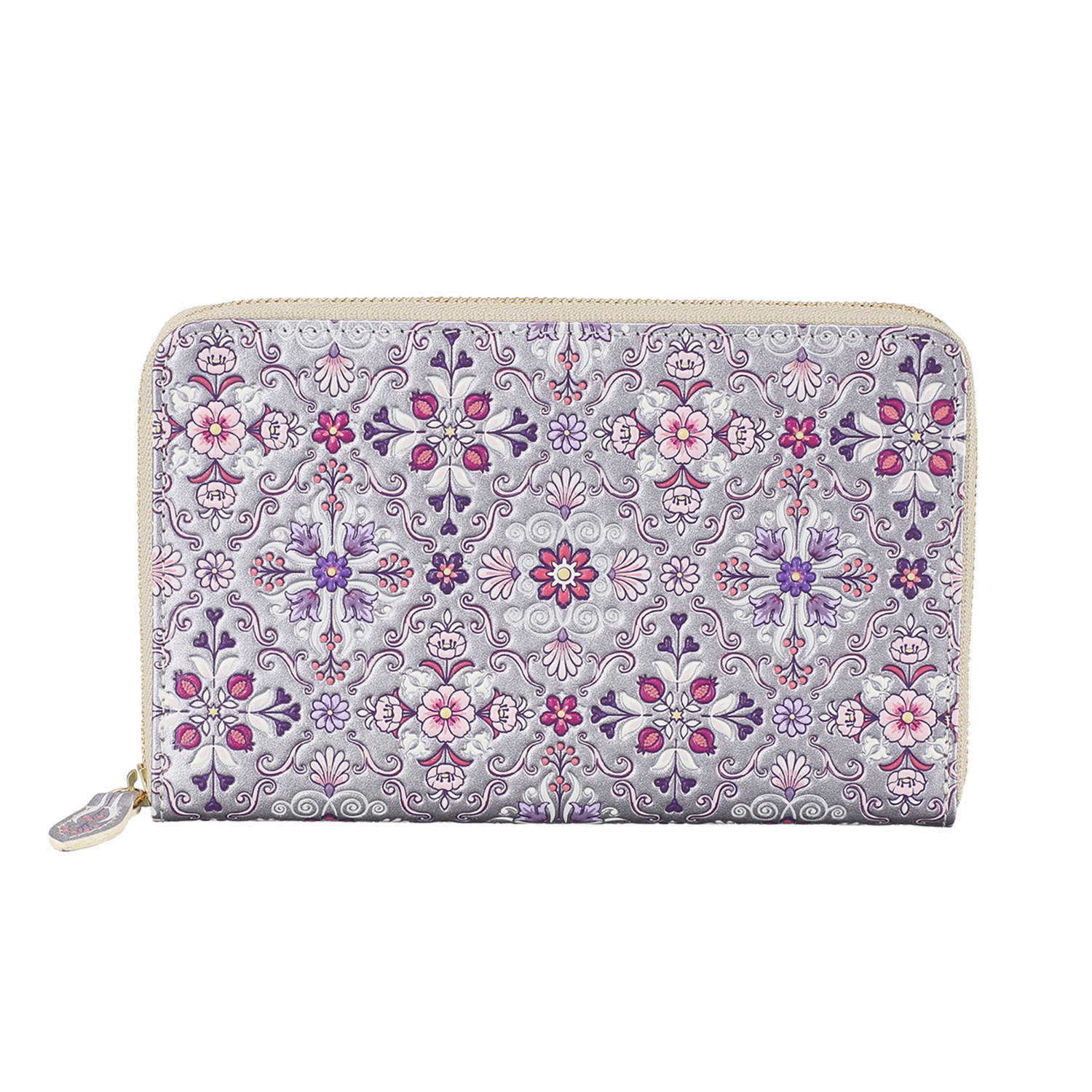 浅草文庫 牛革 ラウンドファスナー マルチケース ＜オリエント