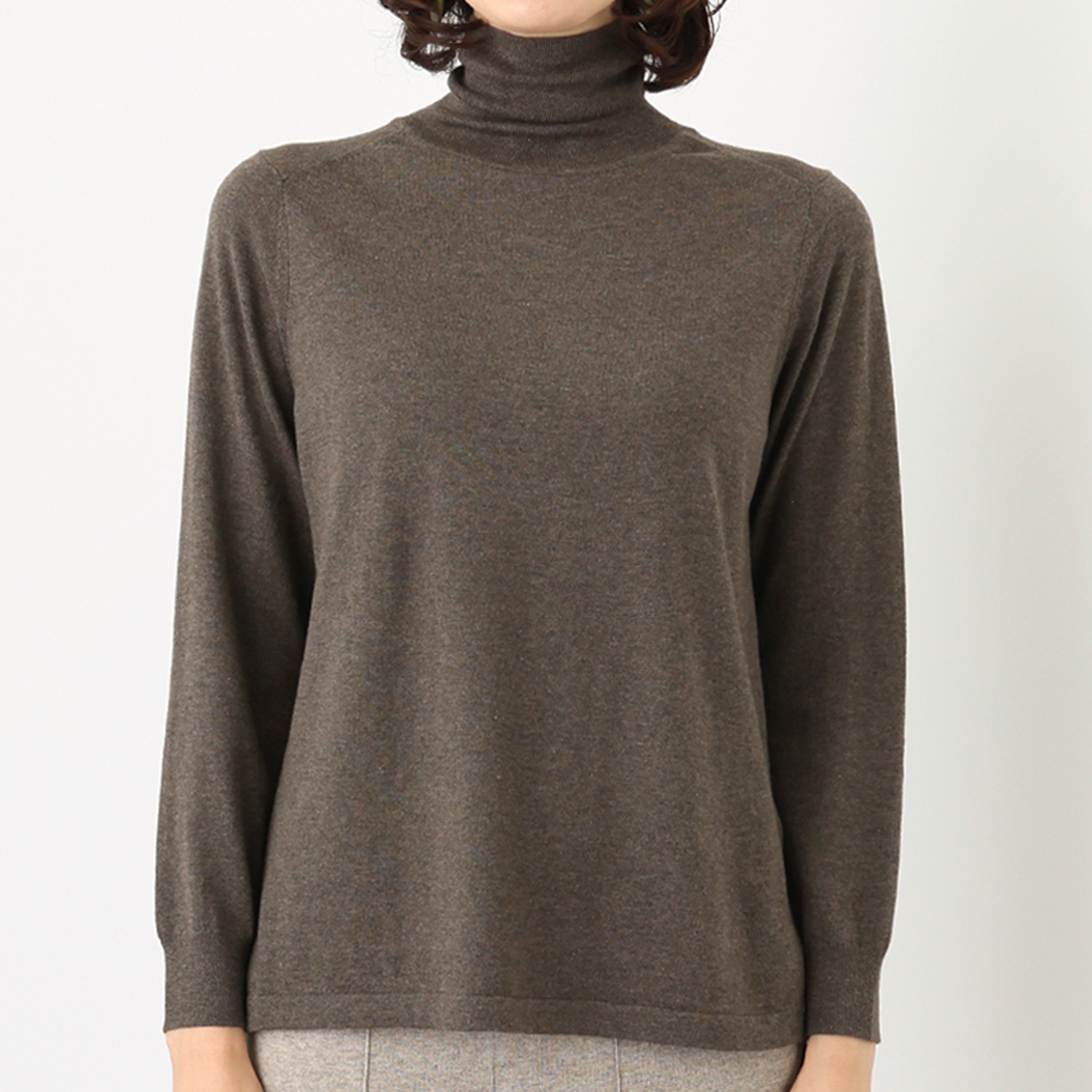 リップル洋品店 タートルネック コットンセーター THREE FIFTY STANDARD コットン100％のリブタートルの