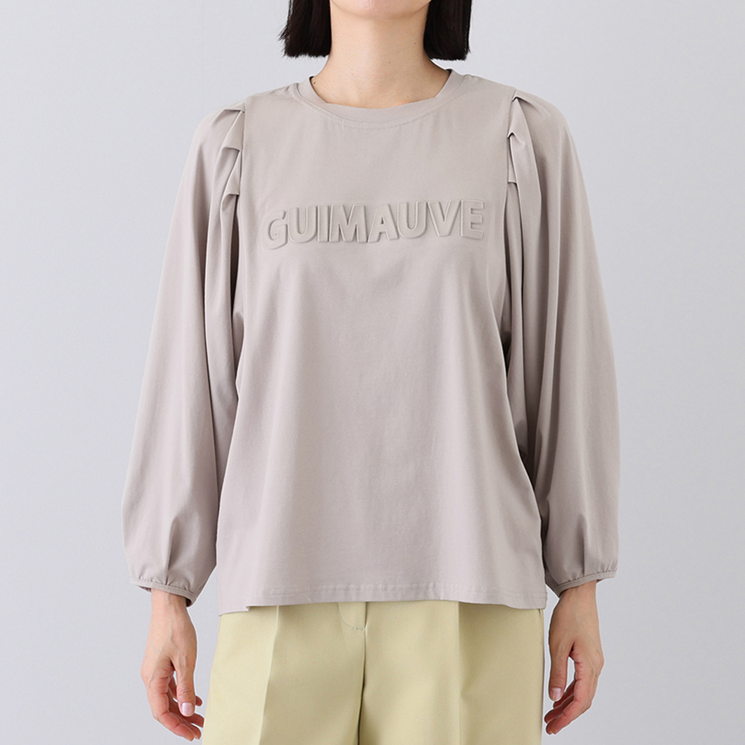 アリュメット エンボスロゴ プルオーバー