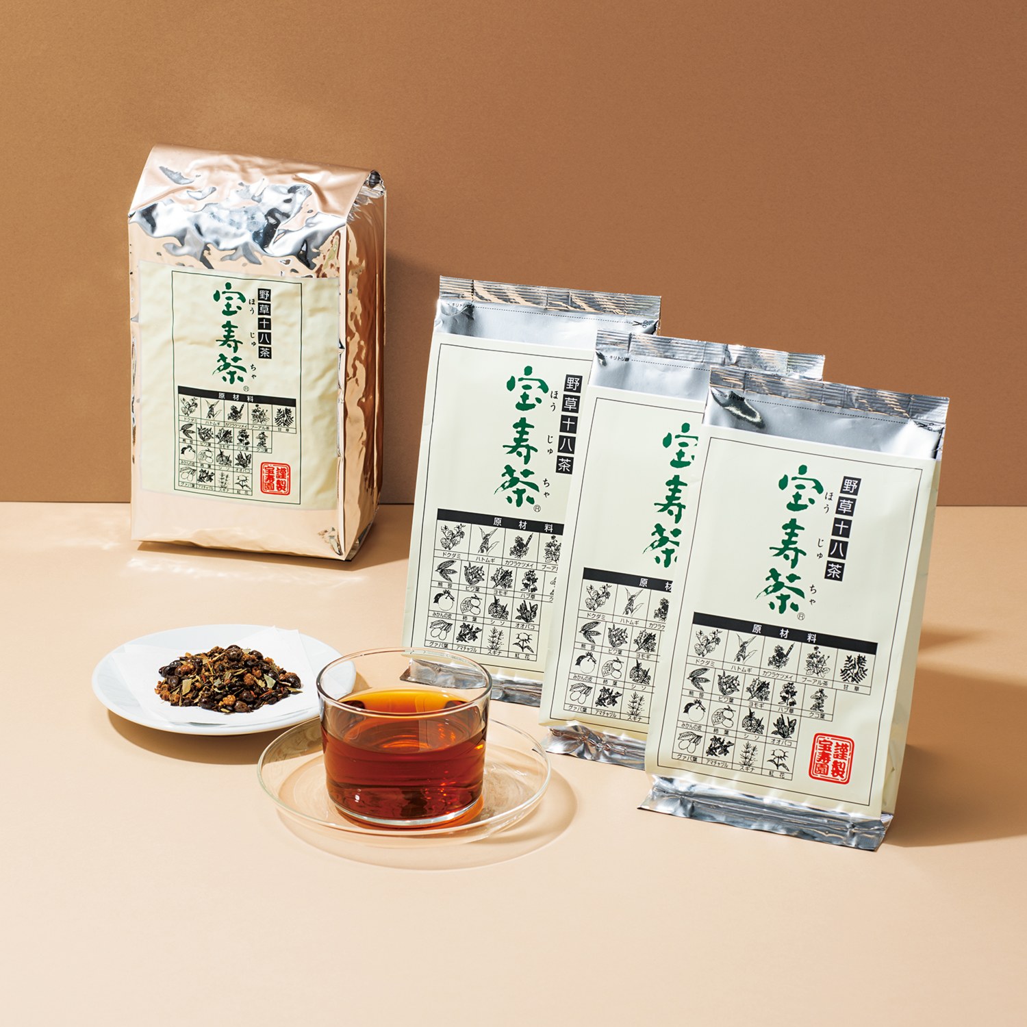 宝寿園 野草十八茶“宝寿茶” １．６ｋｇ大増量セット-